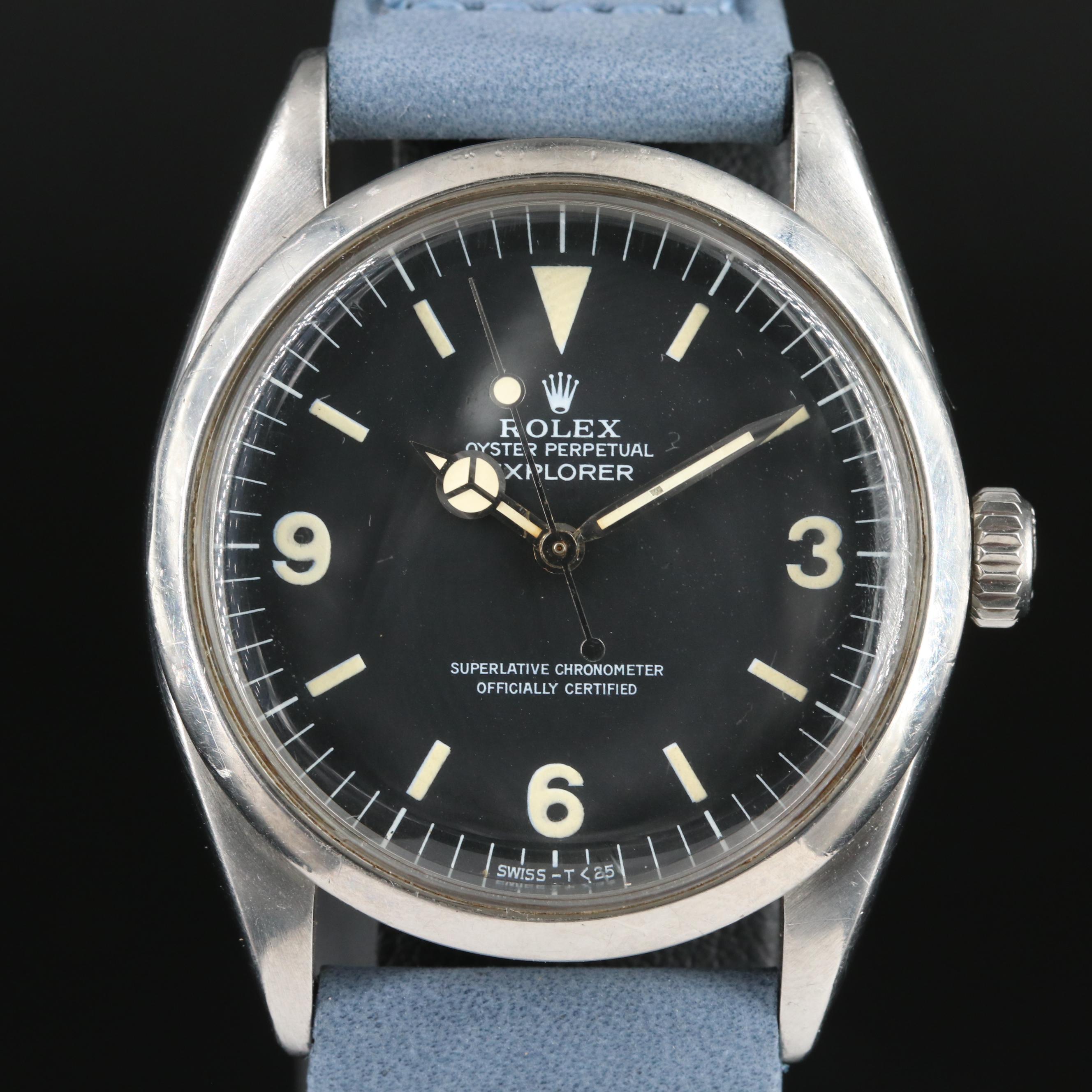 1962 Rolex Oyster Perpetual Explorer Watch