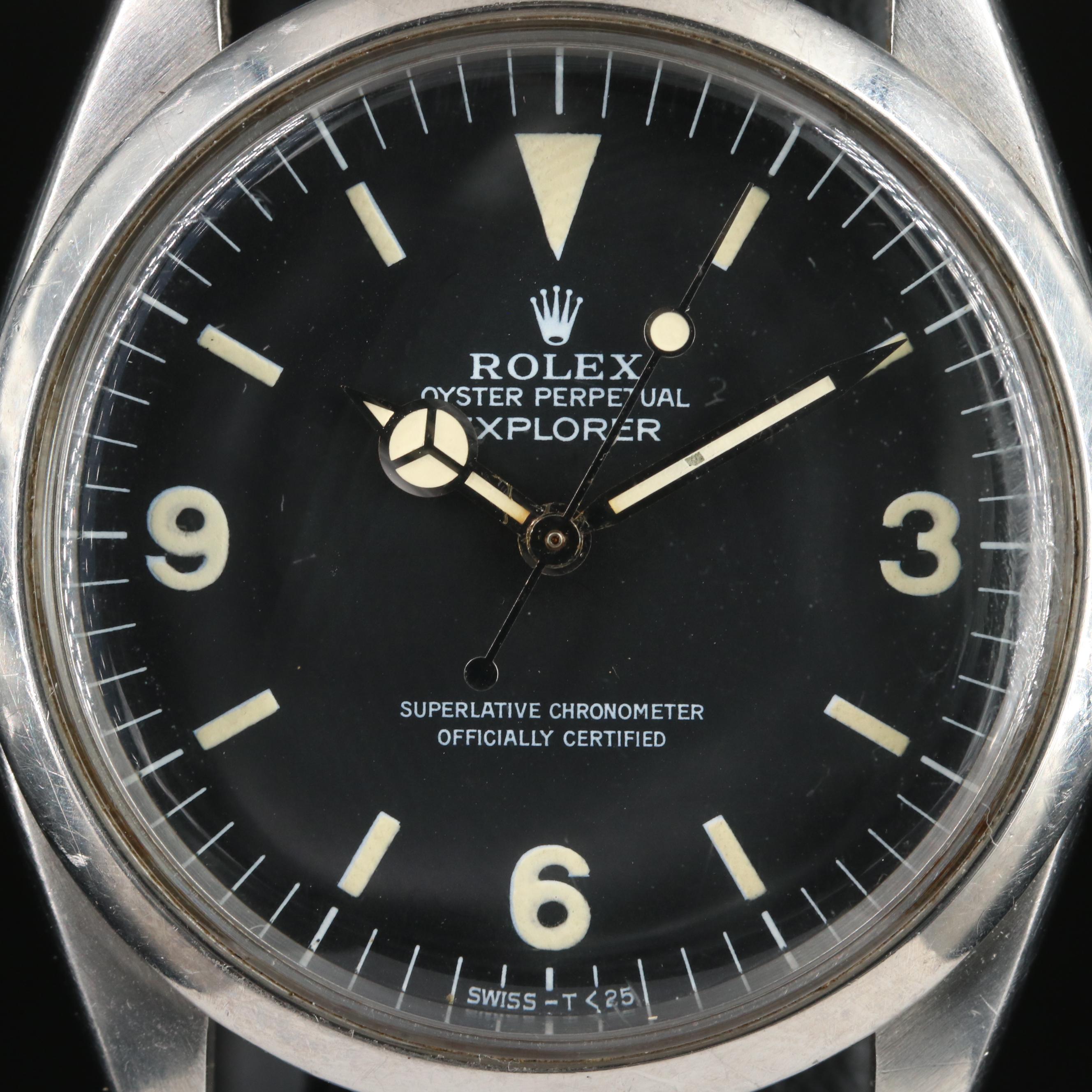 1962 Rolex Oyster Perpetual Explorer Watch