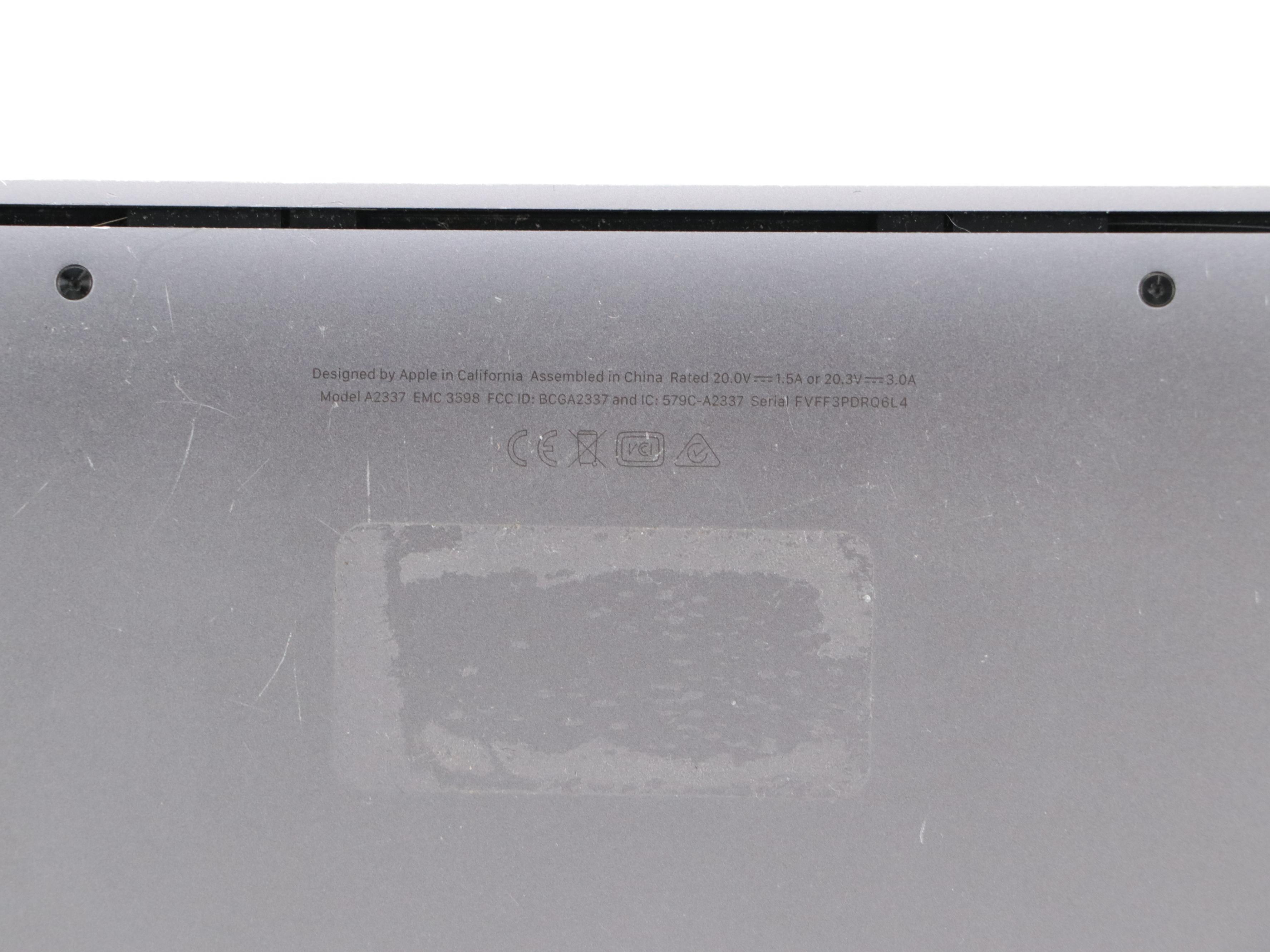 Apple MacBook Air 13" Silver Laptop, 2020