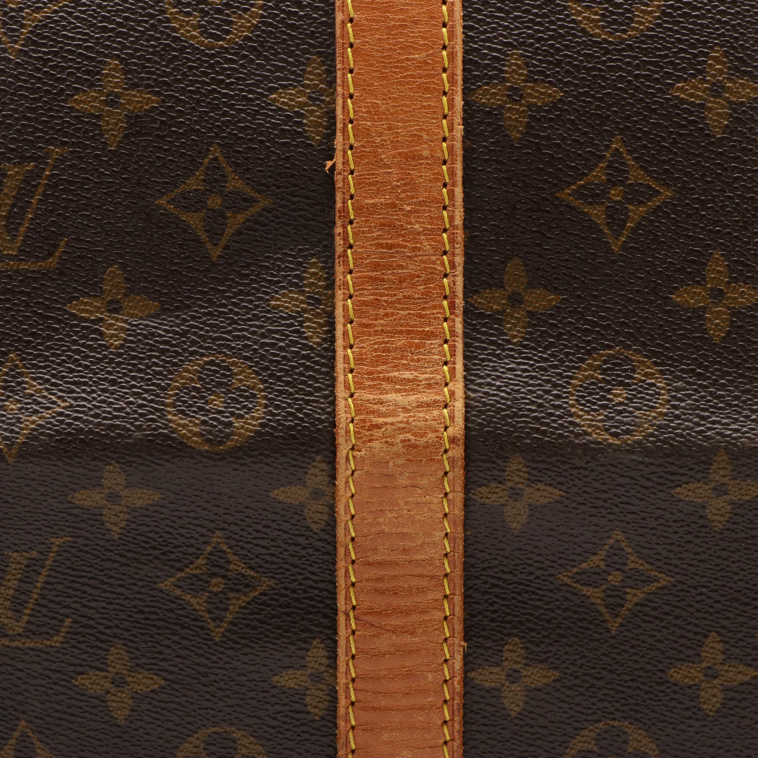 Louis Vuitton Keepall 60 Duffel Bag in Monogram Coated Canvas