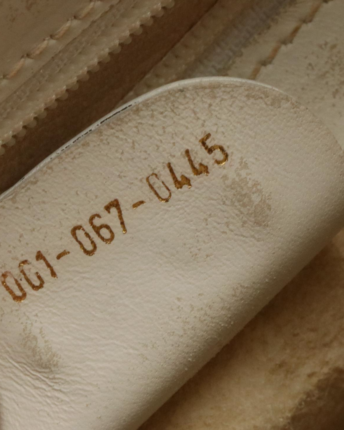 Gucci Vintage White Micro Guccissima Supreme Canvas and Leather Shoulder Bag