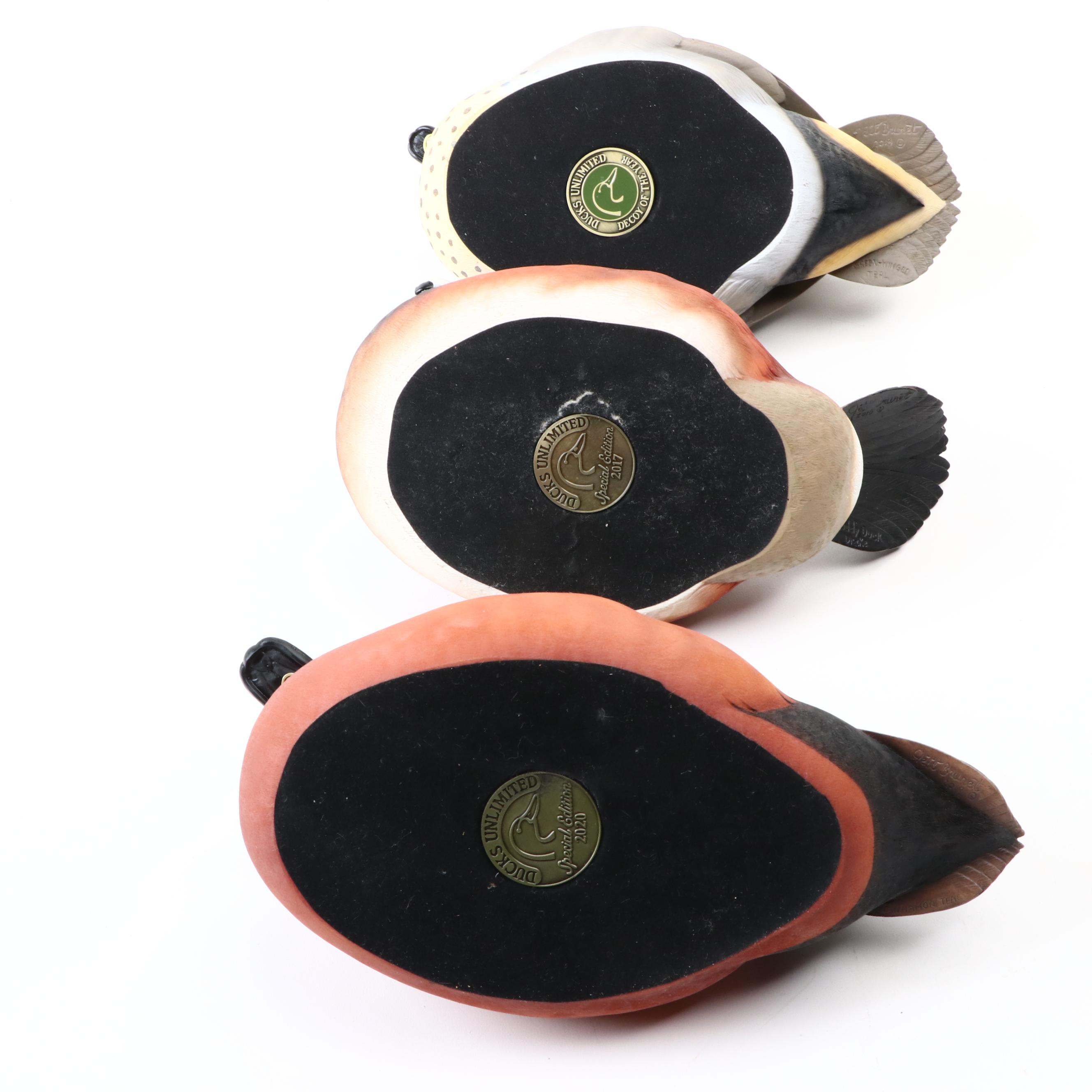 Jett Brunet Resin Cast Duck Decoys