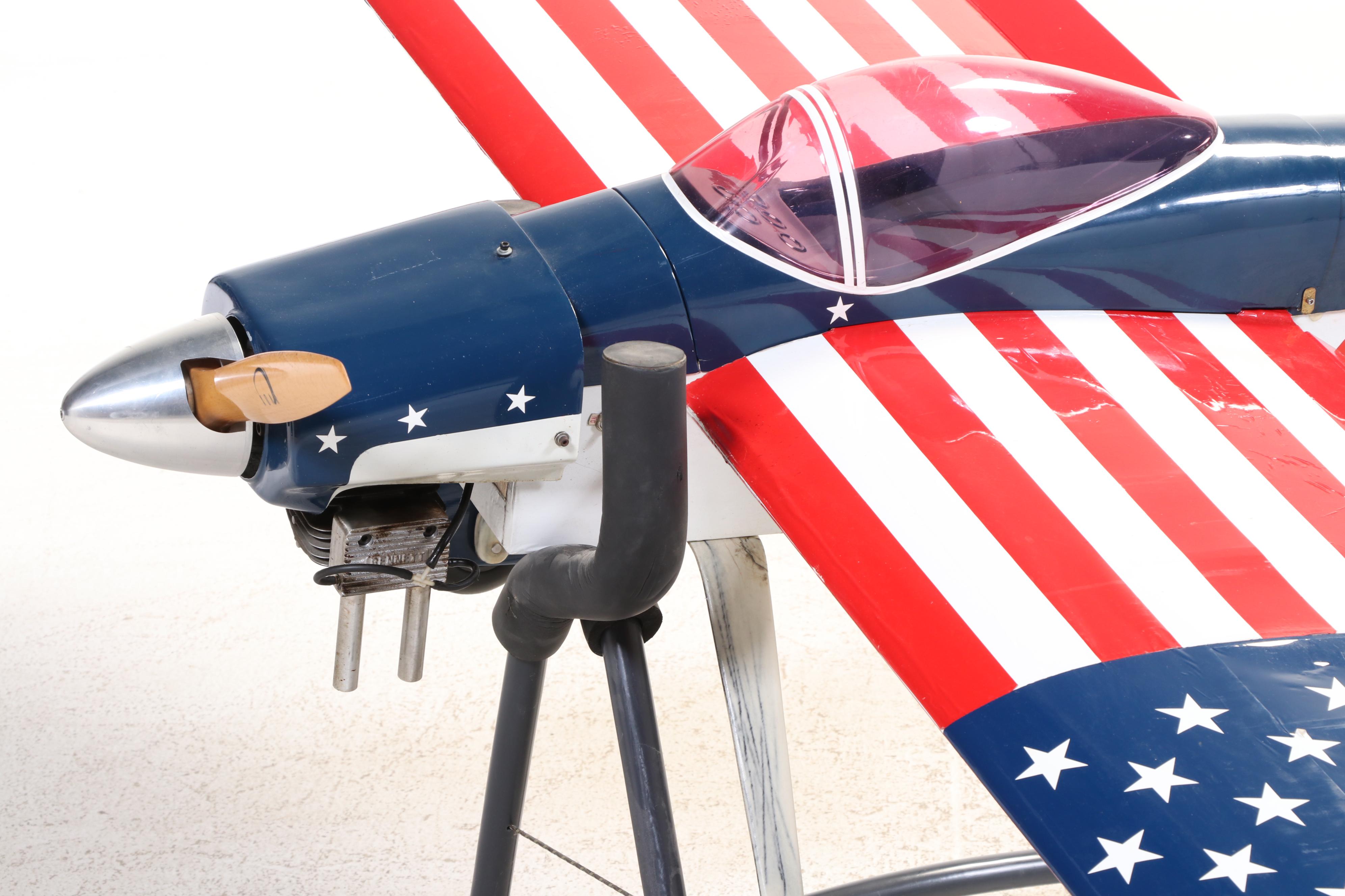 Custom Hand Built 1/4 Scale Model Airplane With Komatsu Zenoah Engine