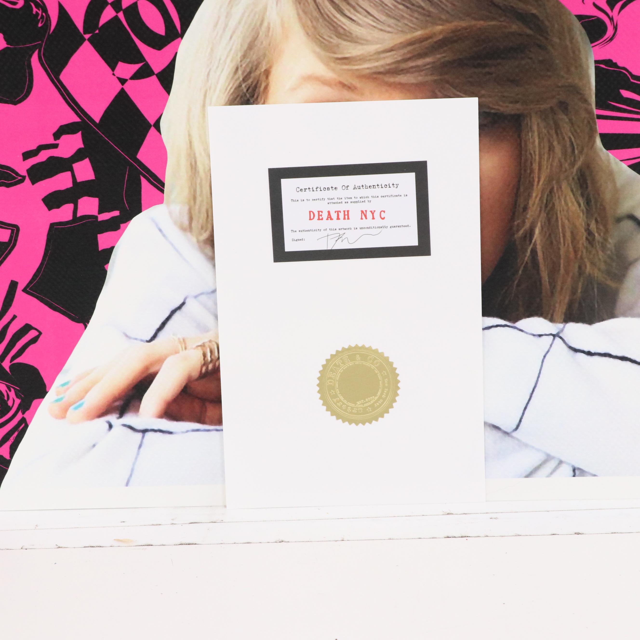 Death NYC Pop Art Graphic Print of Taylor Swift x Chanel