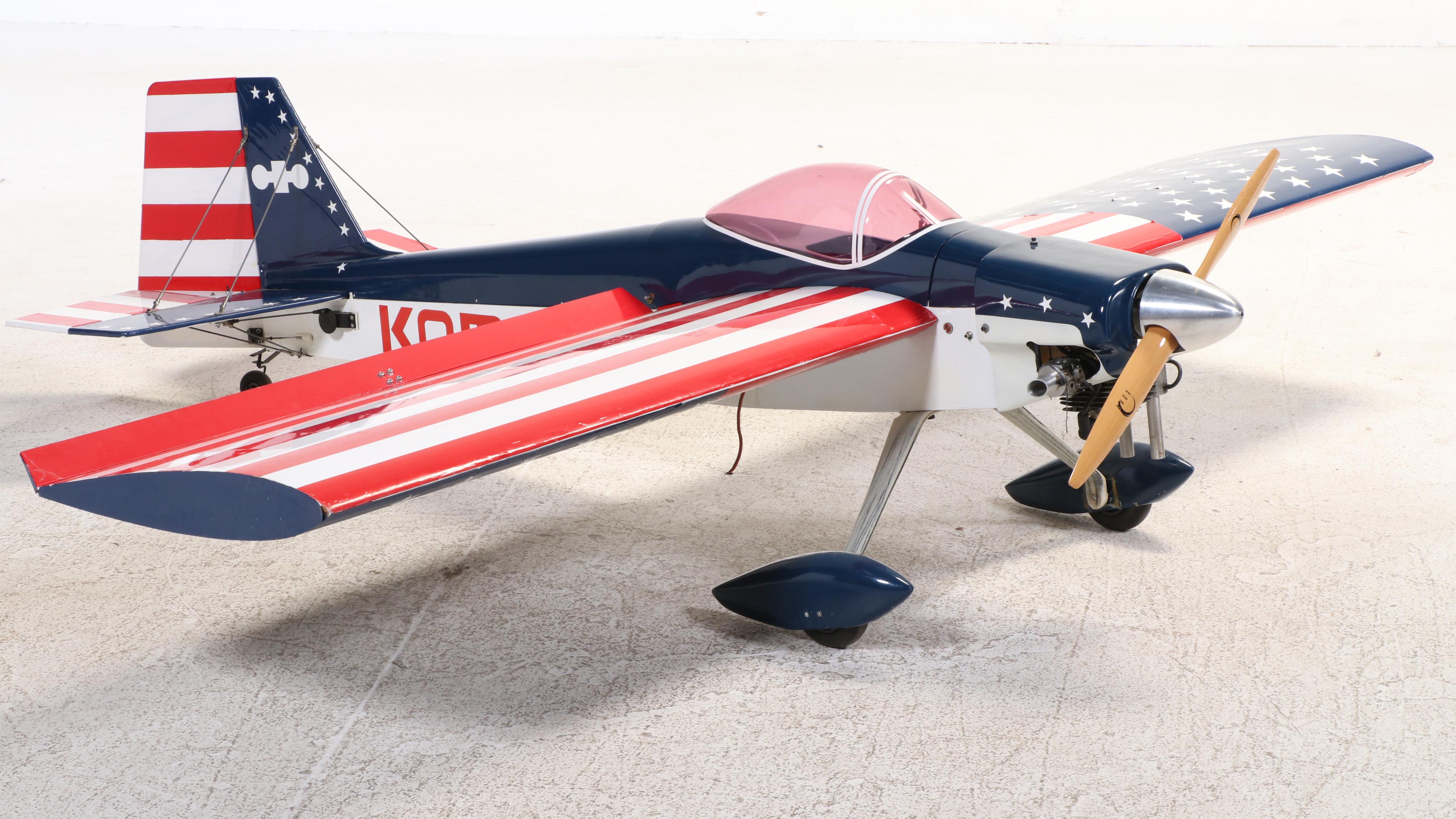 Custom Hand Built 1/4 Scale Model Airplane With Komatsu Zenoah Engine