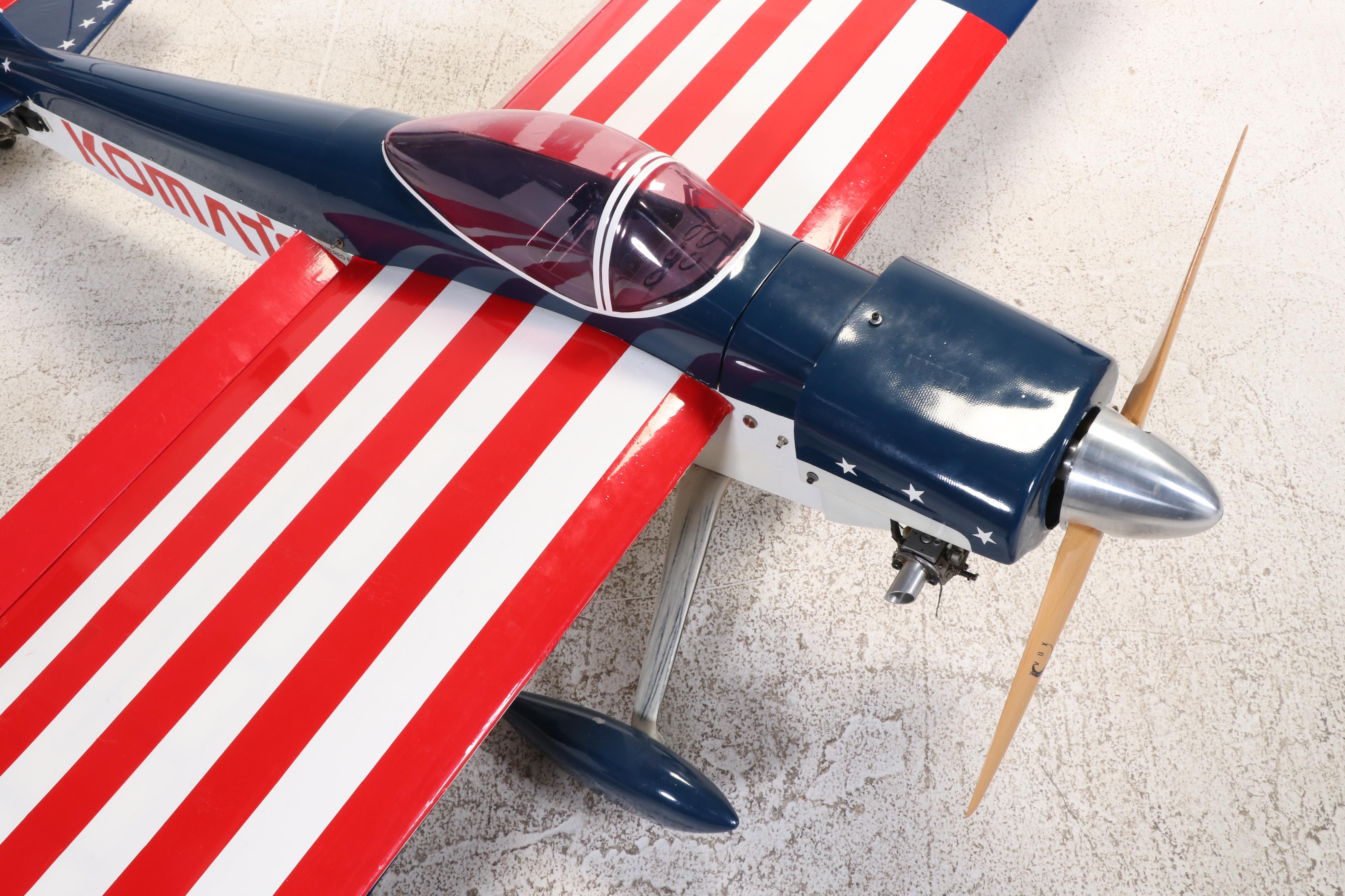 Custom Hand Built 1/4 Scale Model Airplane With Komatsu Zenoah Engine