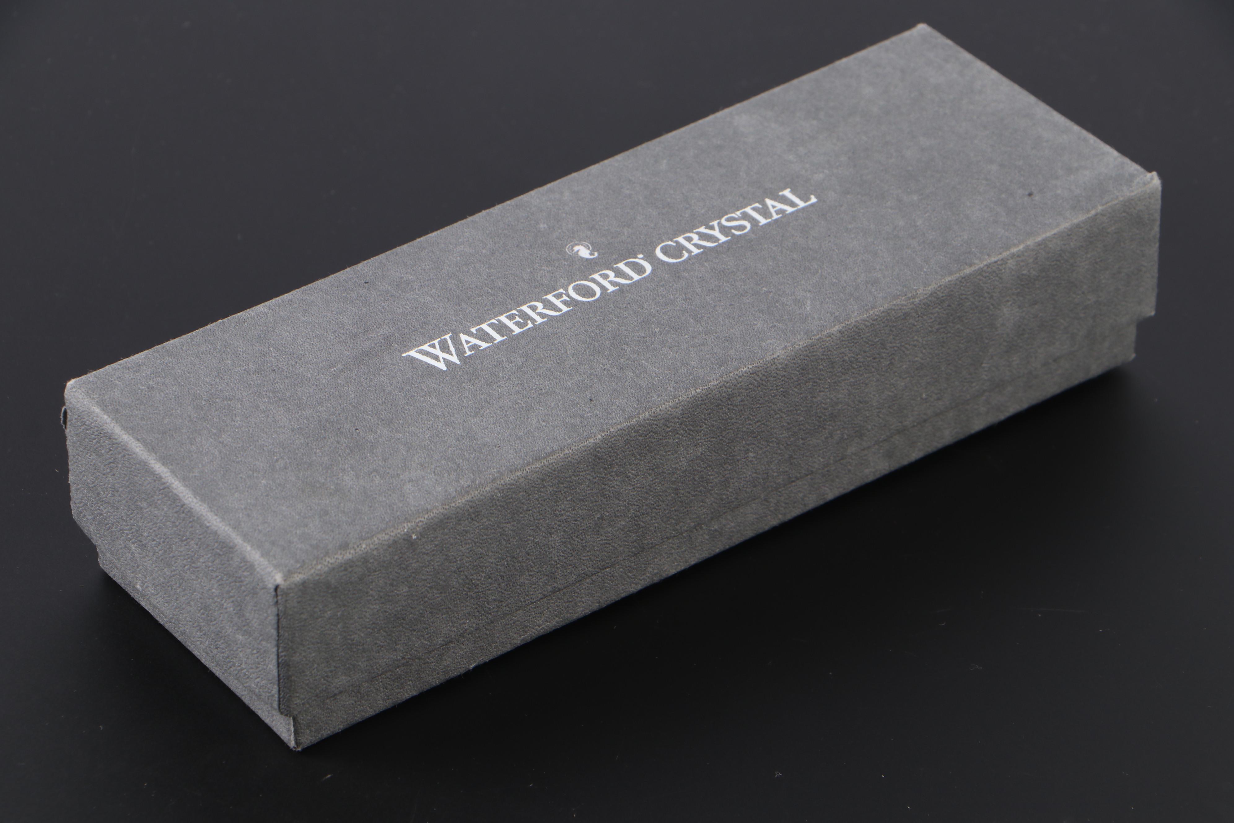 Waterford Crystal Stainless Steel Blade Razor with Crystal Handle