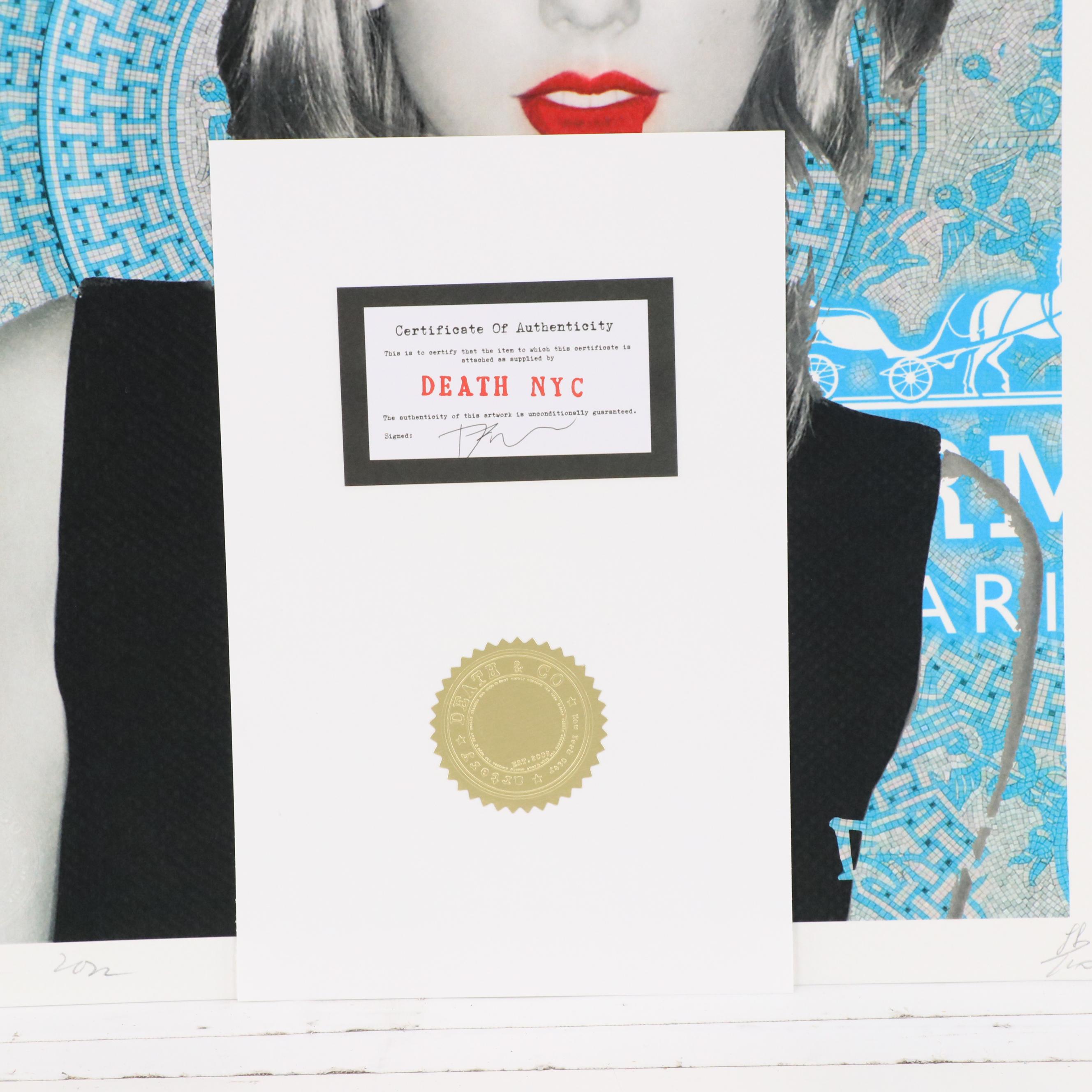 Death NYC Pop Art Digital Print of Taylor Swift x Hermès, 21st Century
