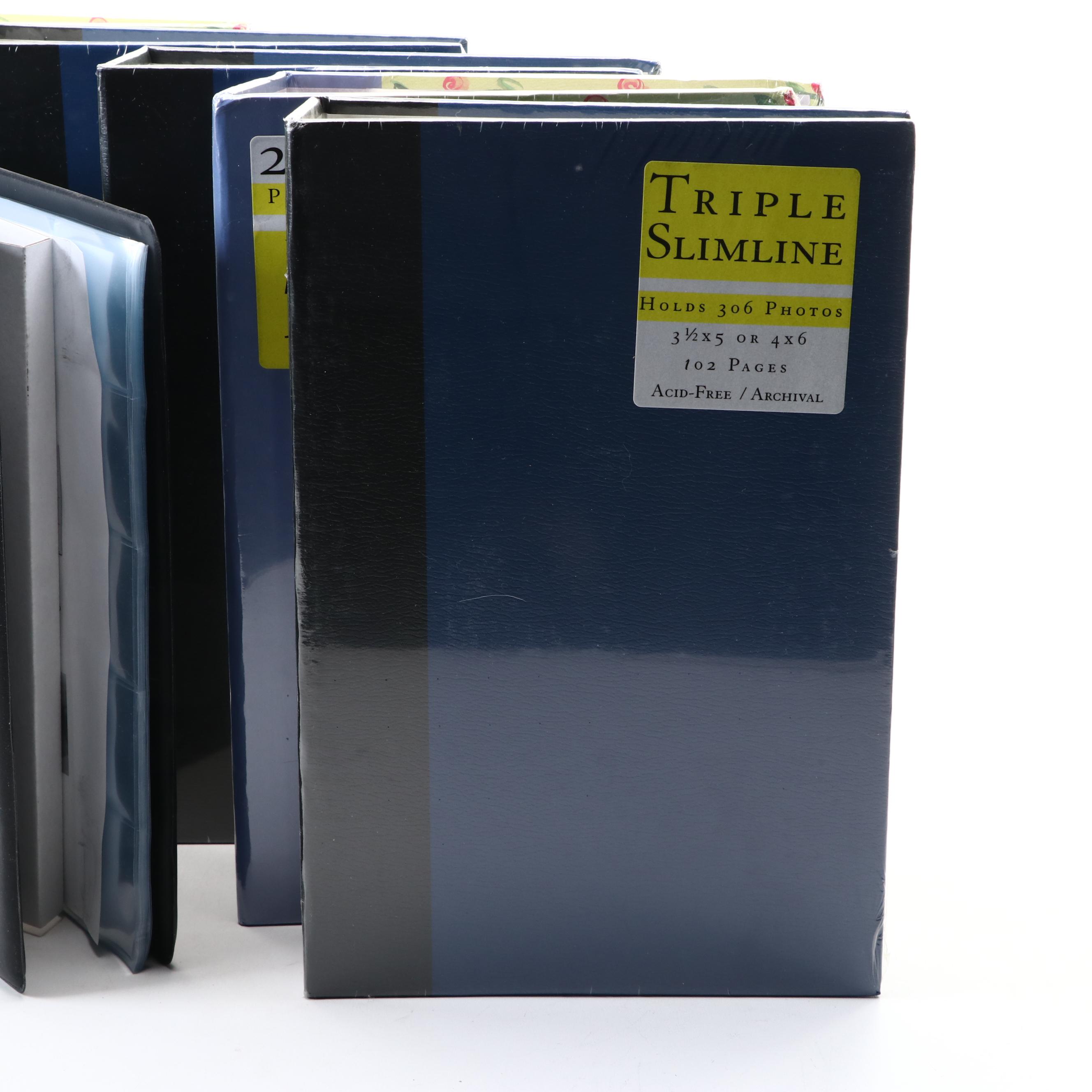 Triple Slimline Archival Quality Photo Albums, Coin Collector's Album
