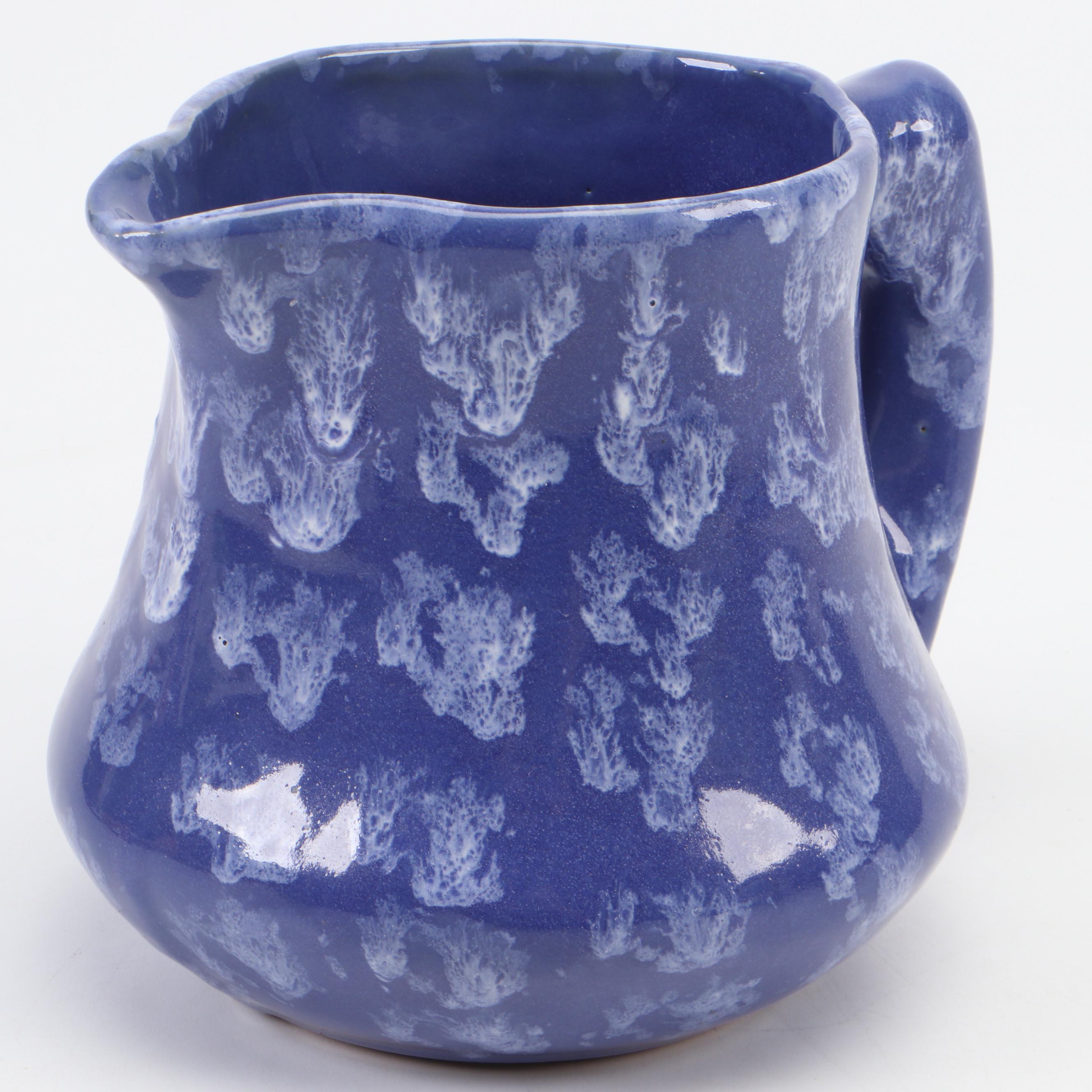 Bybee Pottery Pitcher with Colonial Style Beware of the Fox Tankard and Jug