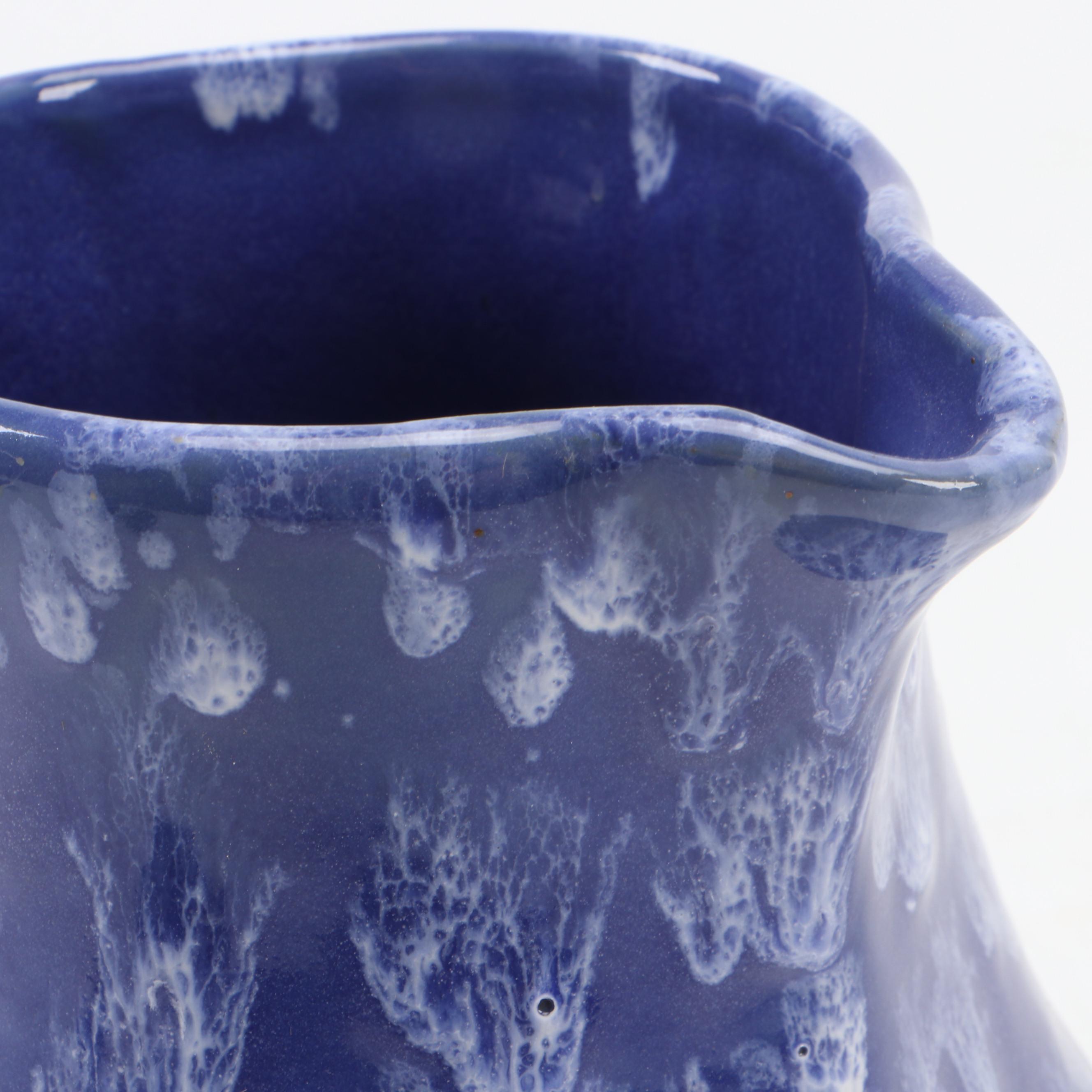 Bybee Pottery Pitcher with Colonial Style Beware of the Fox Tankard and Jug