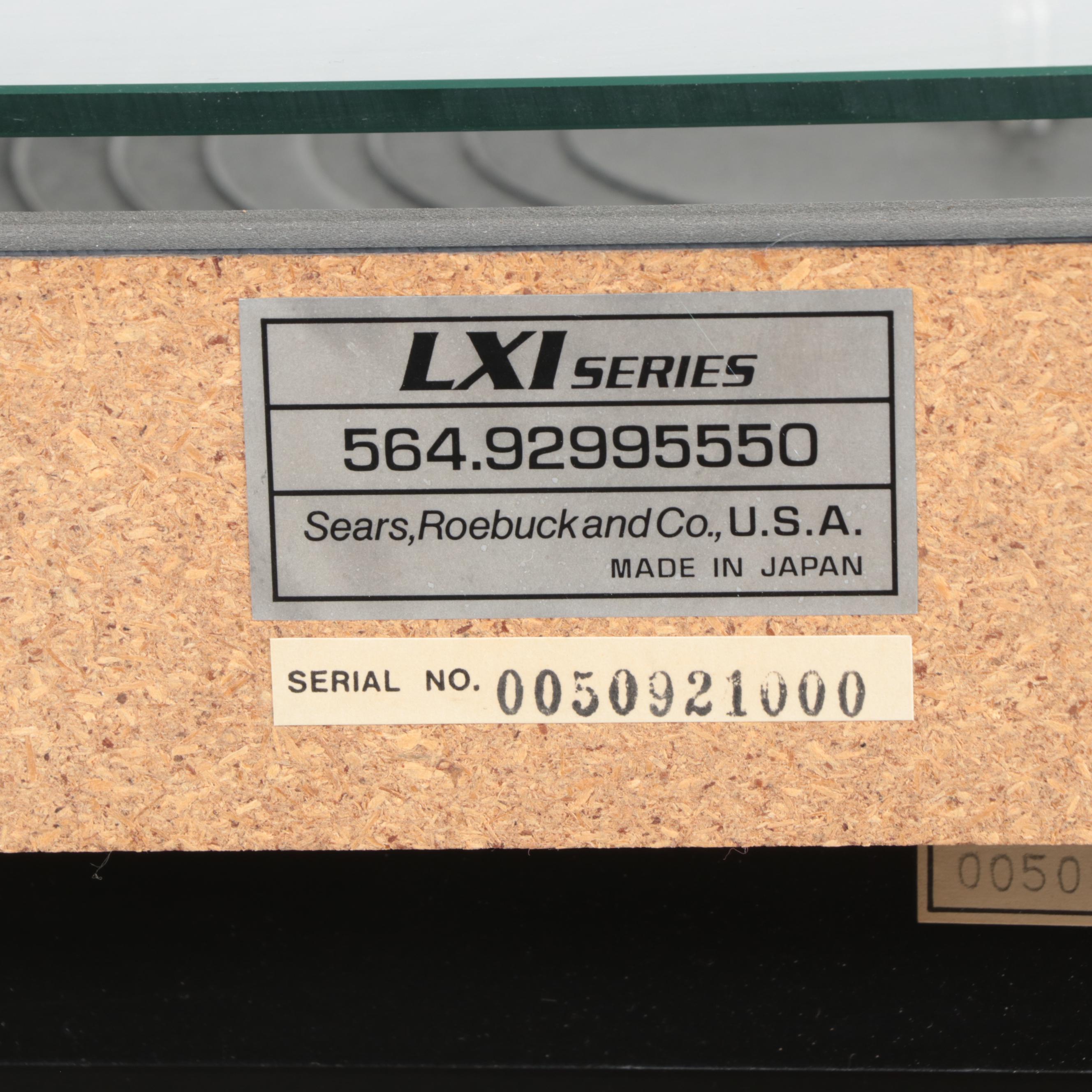 Sears LXI Series 564.92995550 Stereo System on Casters