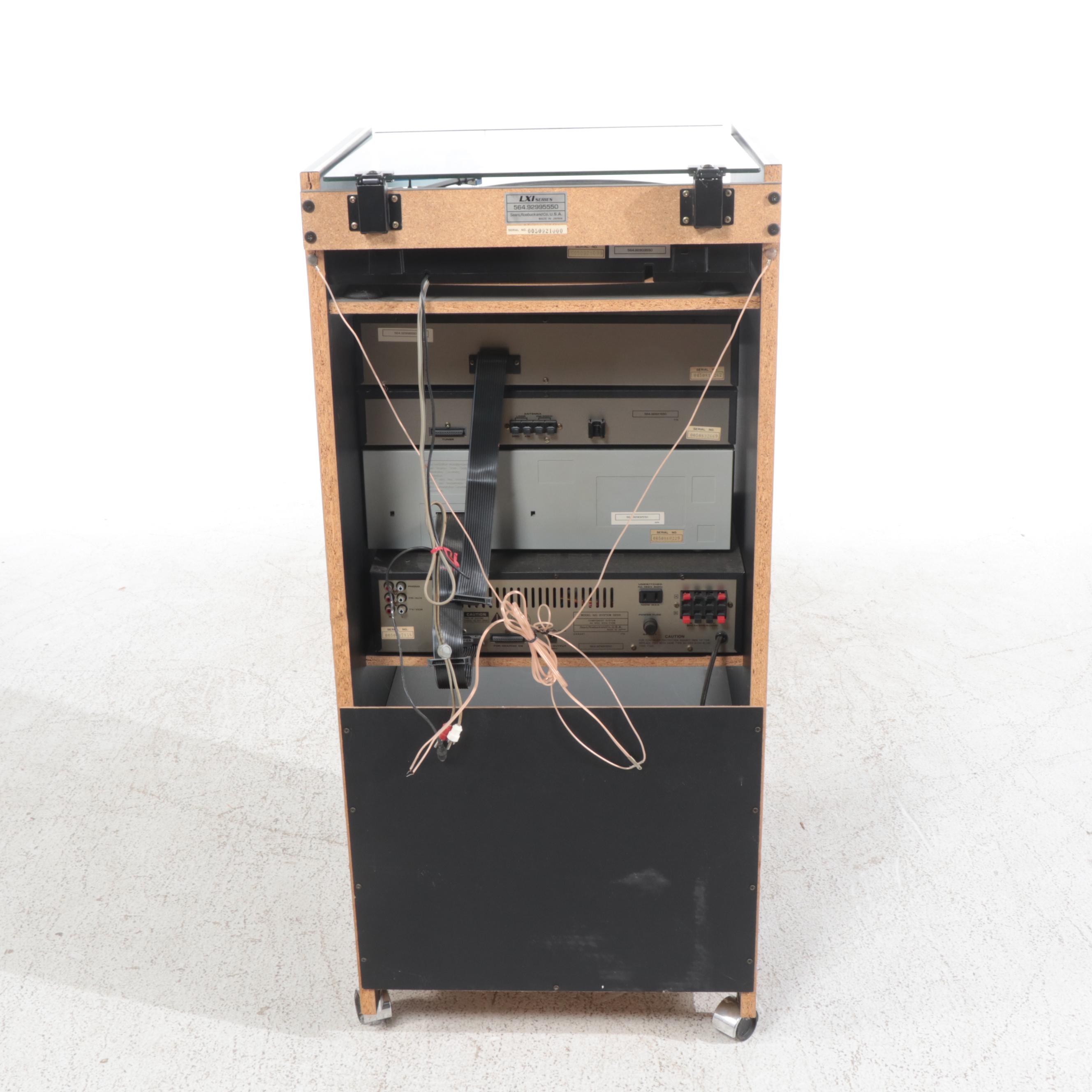 Sears LXI Series 564.92995550 Stereo System on Casters