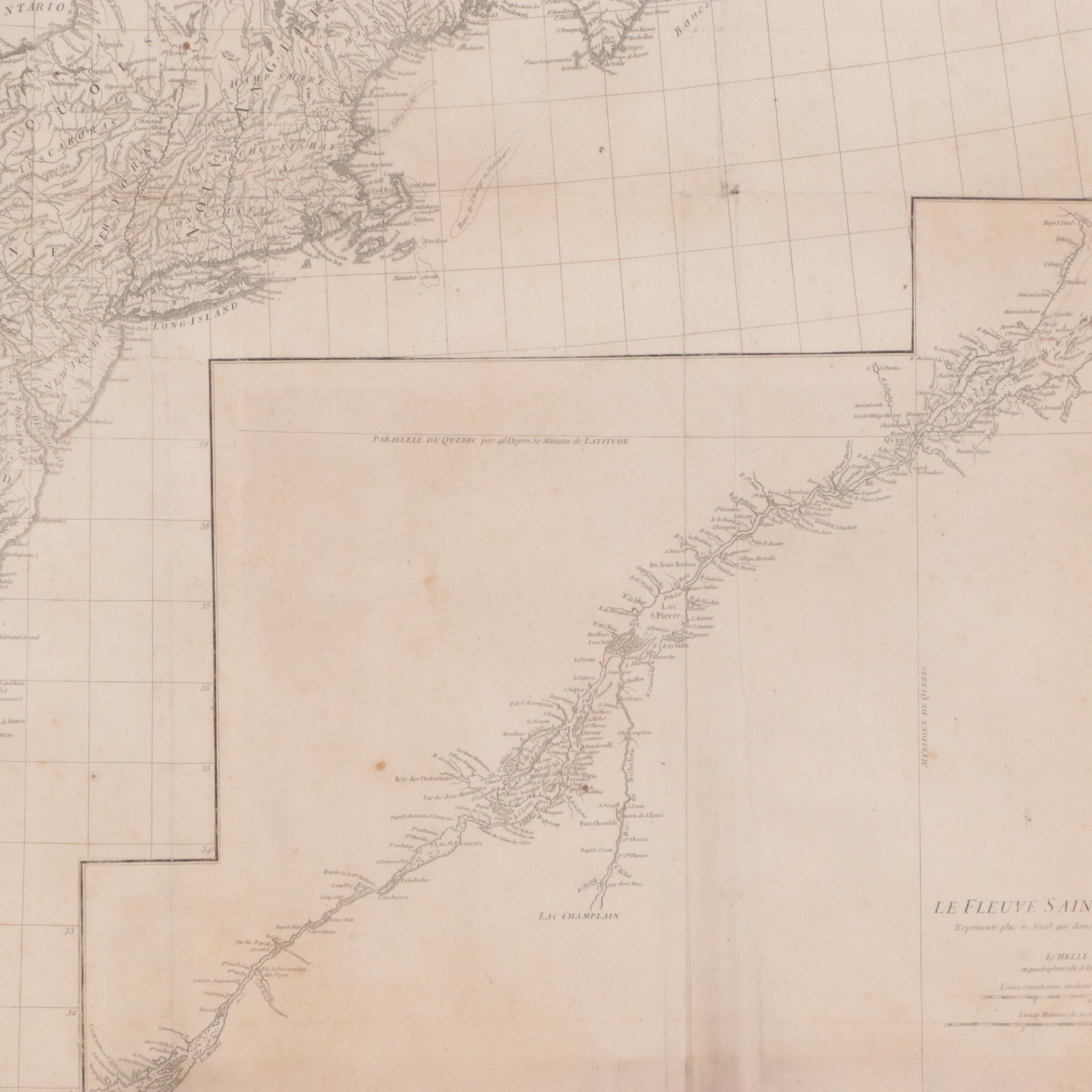 18th Century Jean-Baptiste Bourguignon d'Anville Map