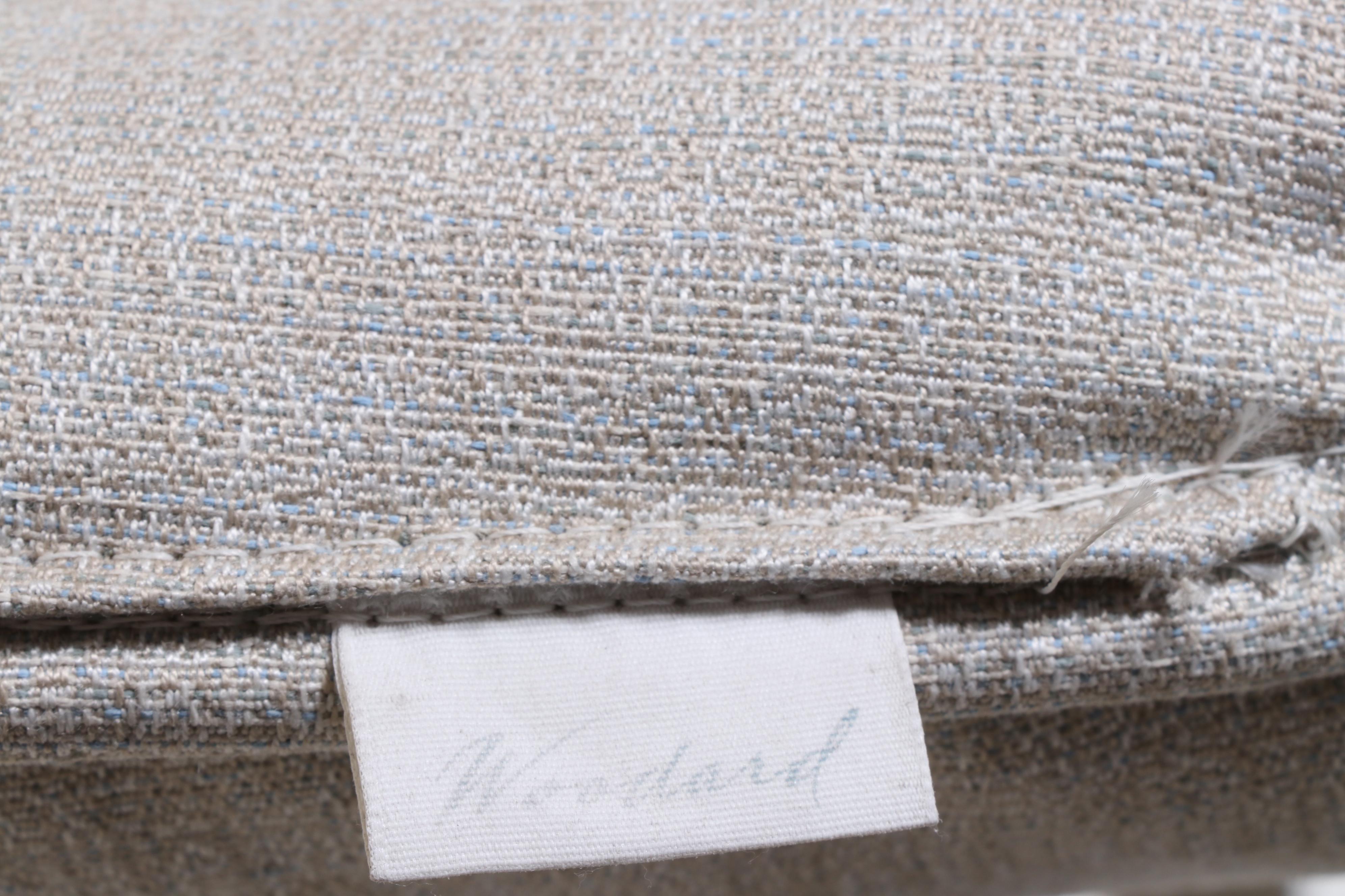 Five-Piece Woodard "Ribcage" White-Painted Iron and Glass Top Patio Dining Set