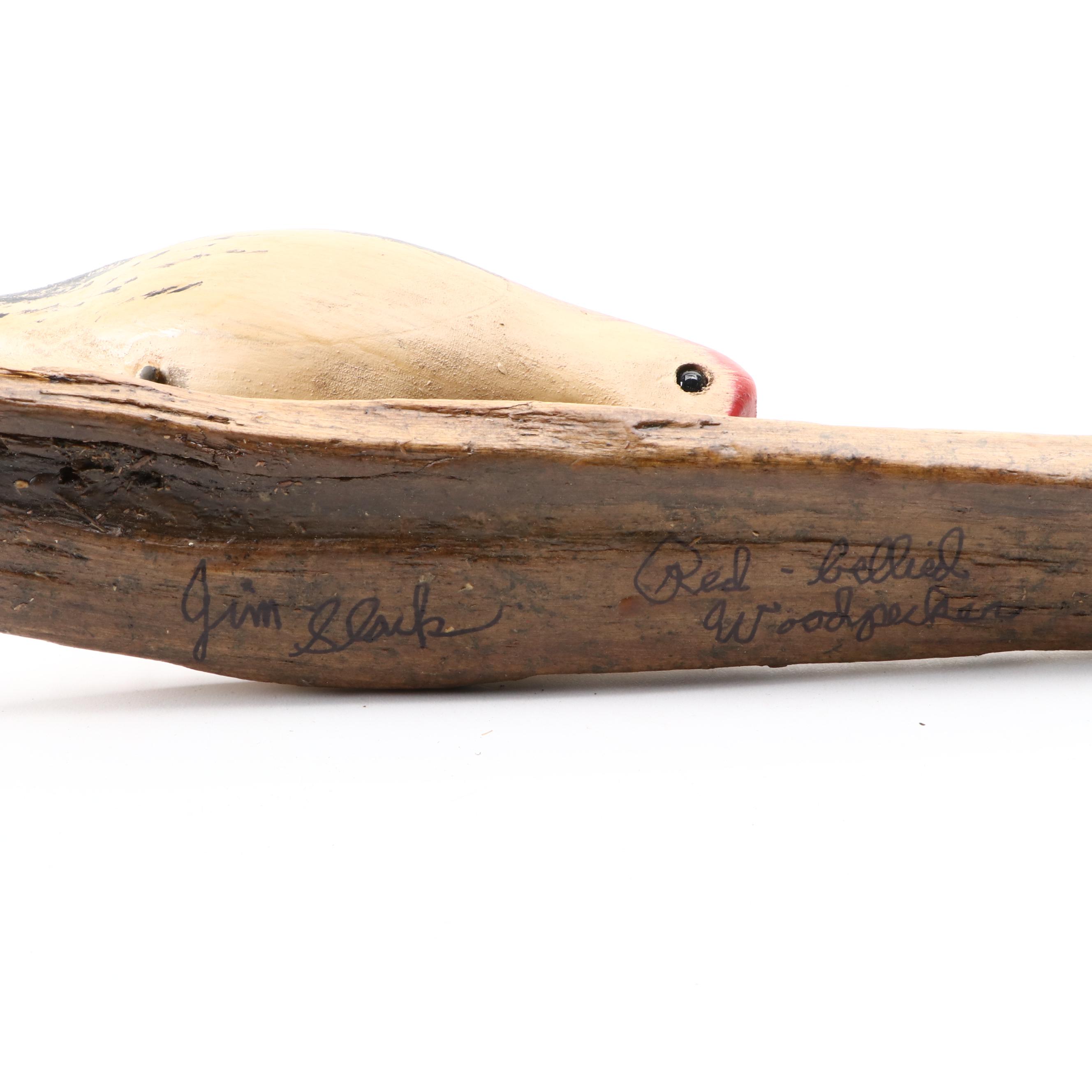 Jim & Pat Slack Hand-Carved Wooden Woodpeckers and Flicker Birds