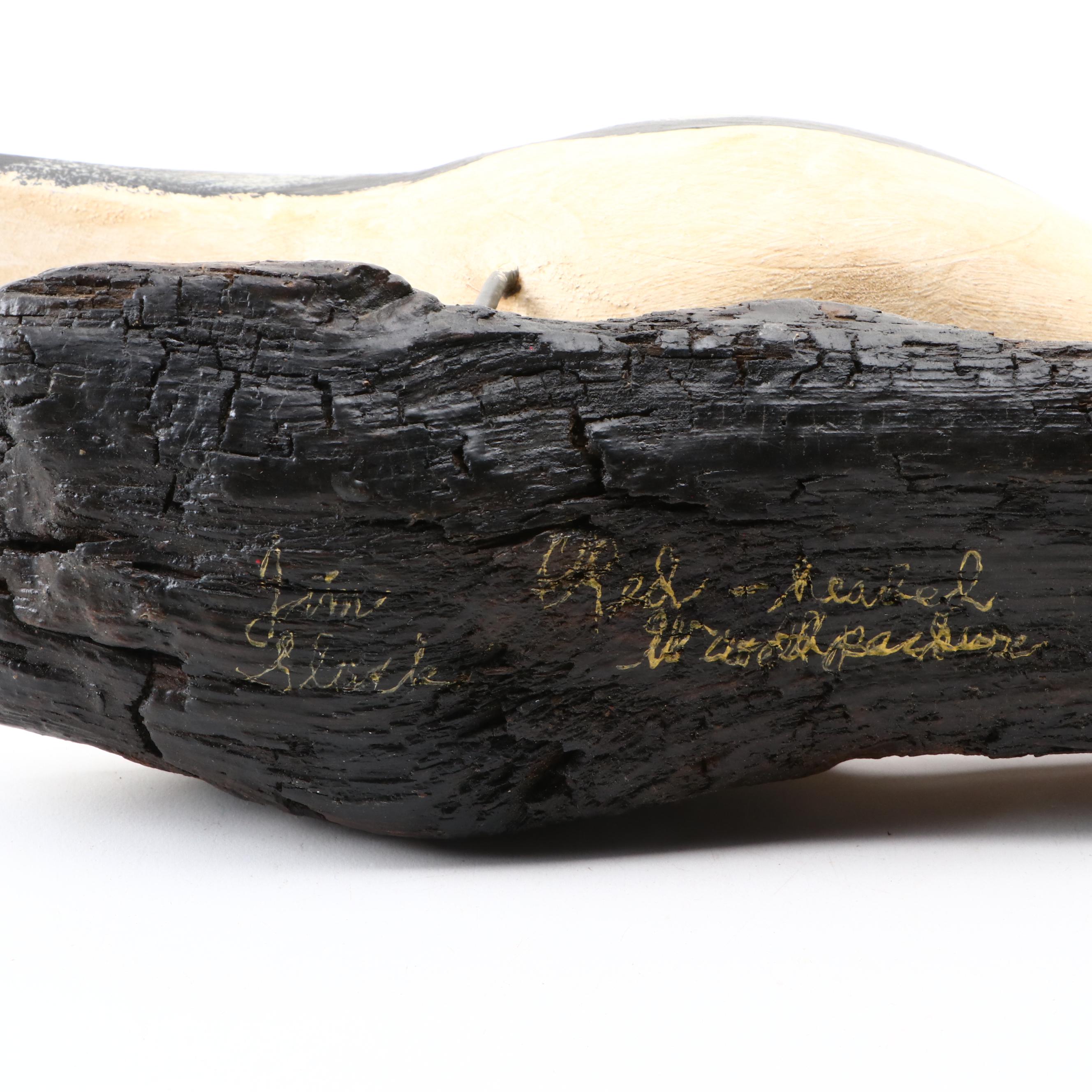 Jim & Pat Slack Hand-Carved Wooden Woodpeckers and Flicker Birds