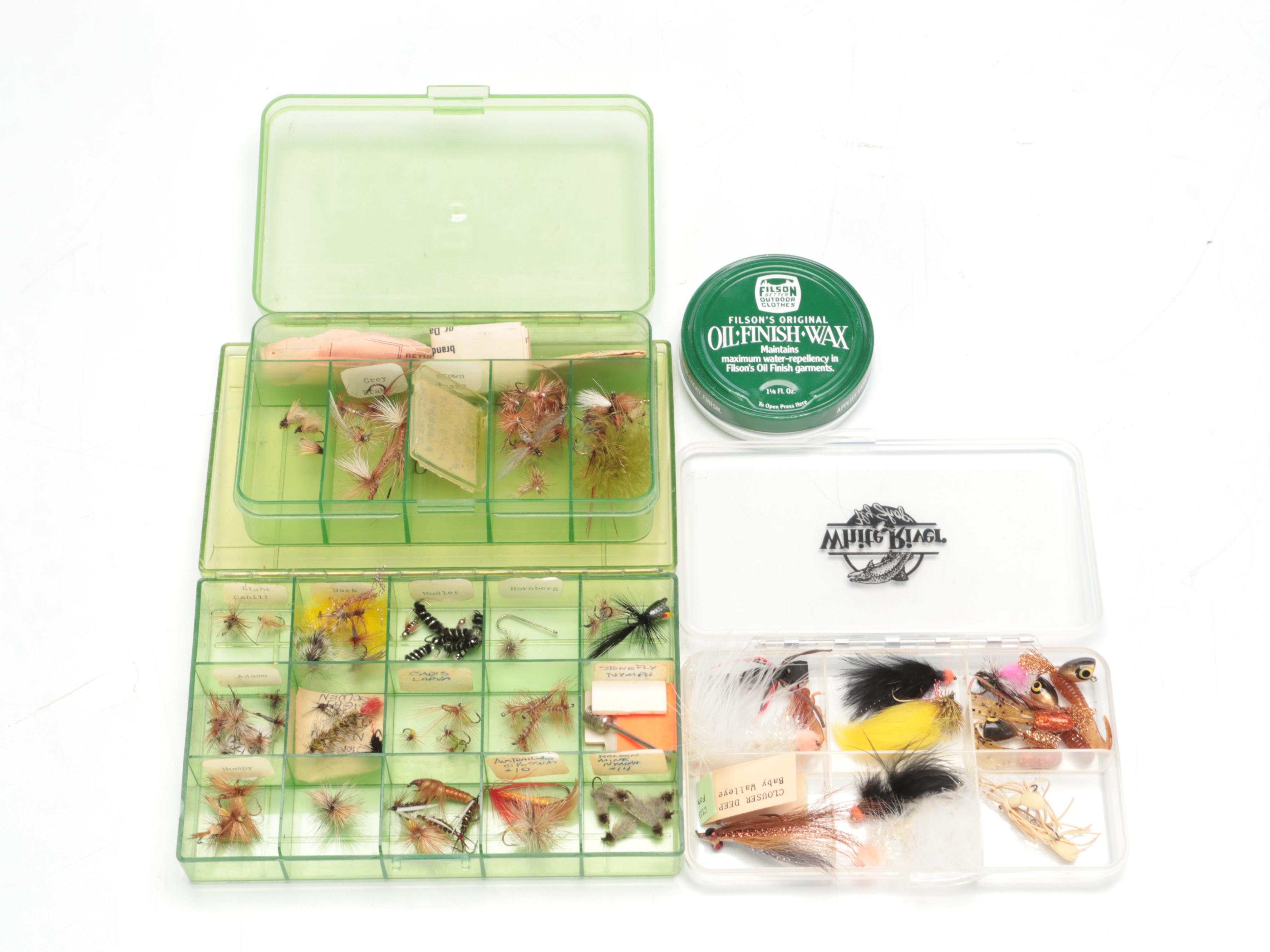 Sage Fly Rod Tube with Richard Whealey and Other Flies, Wax and More