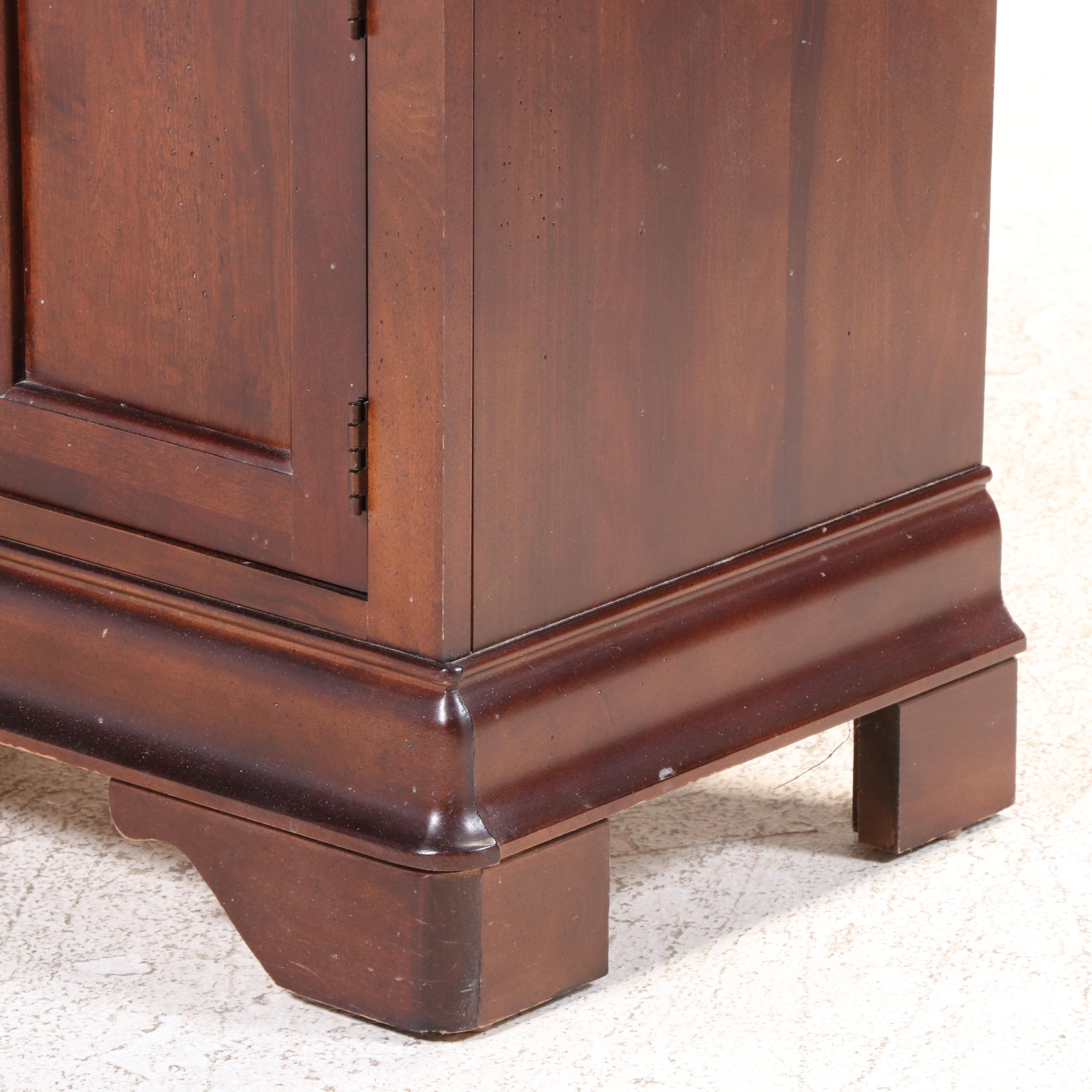 Sumter Cabinet Co. Louis Philippe Style Cherrywood-Stained Nightstand
