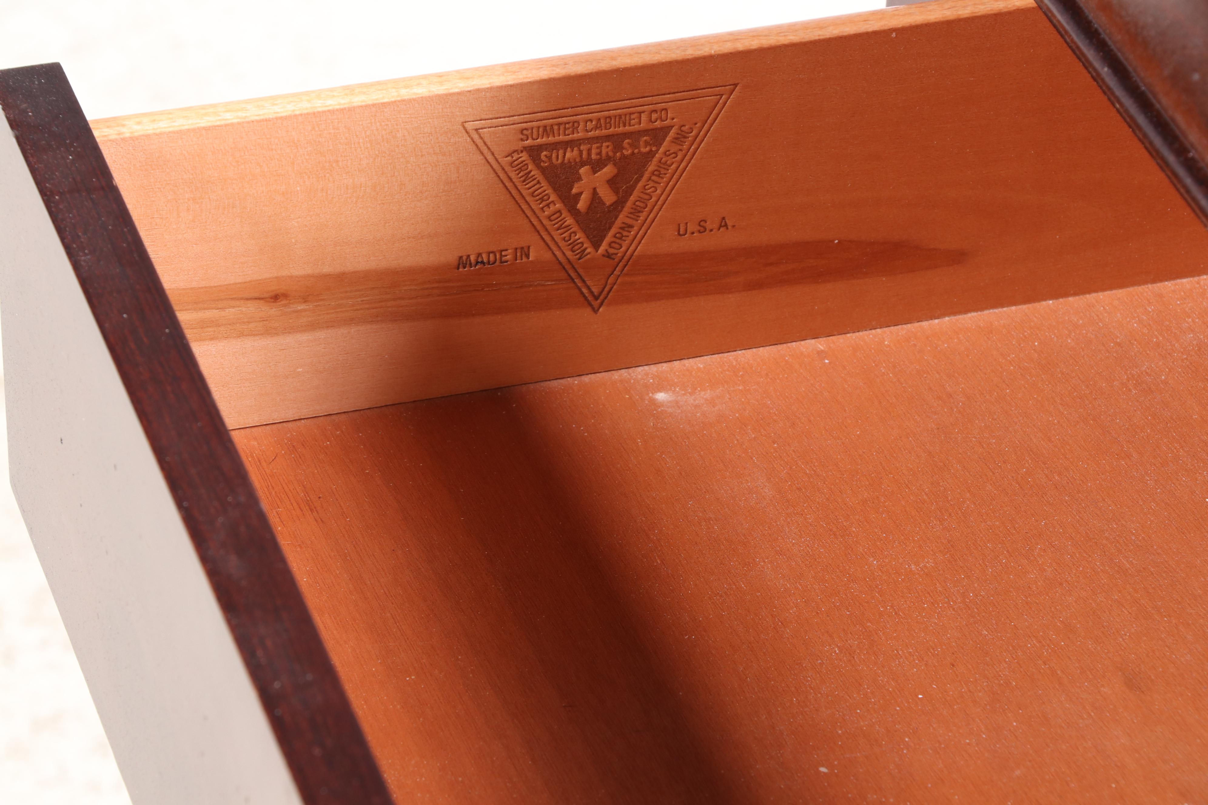 Sumter Cabinet Co. Louis Philippe Style Cherrywood-Stained Nightstand