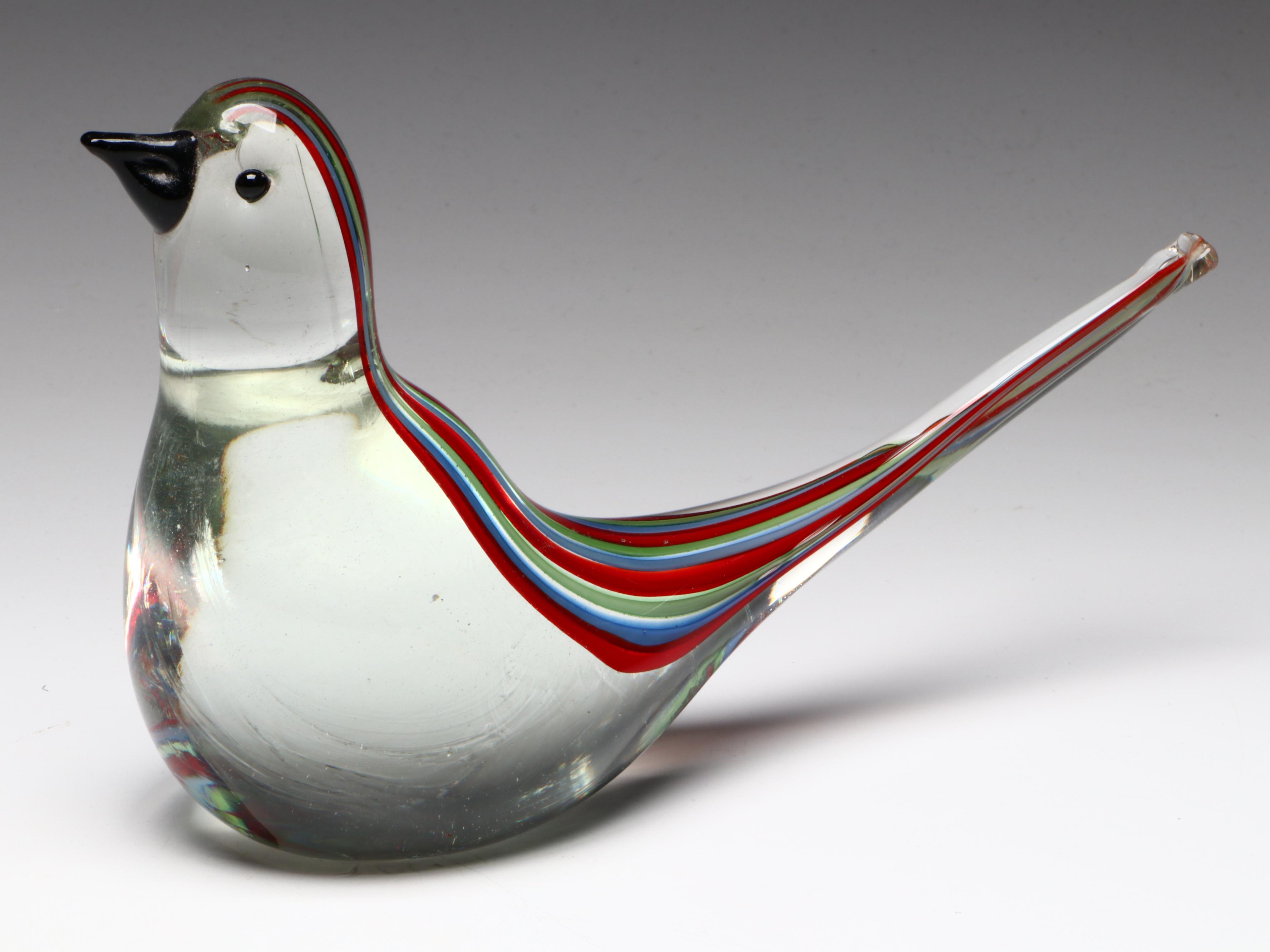 Murano Blown Glass Birds