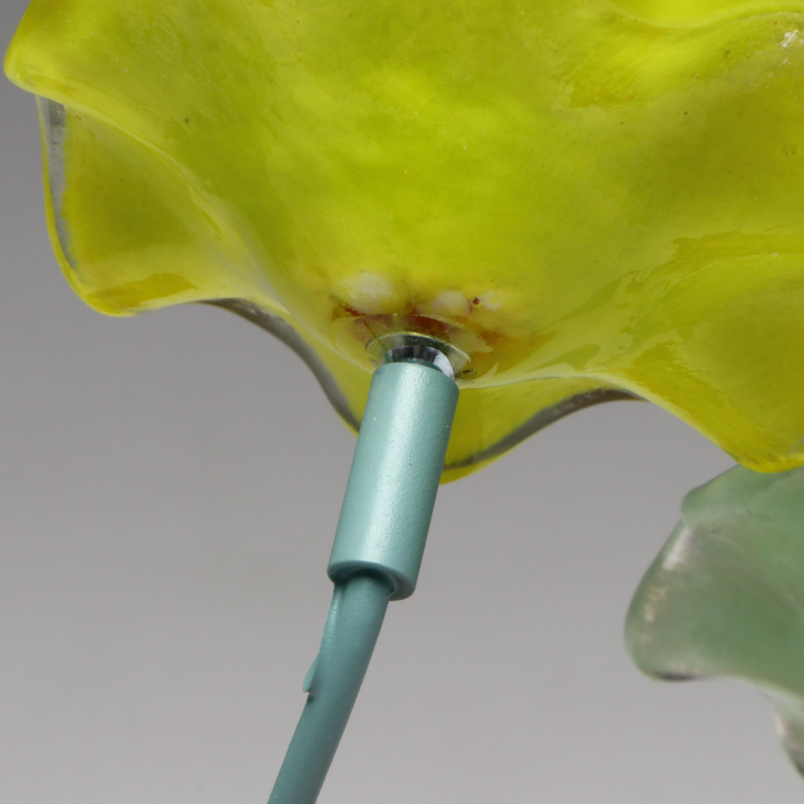 Blown Glass Poppy Arrangement