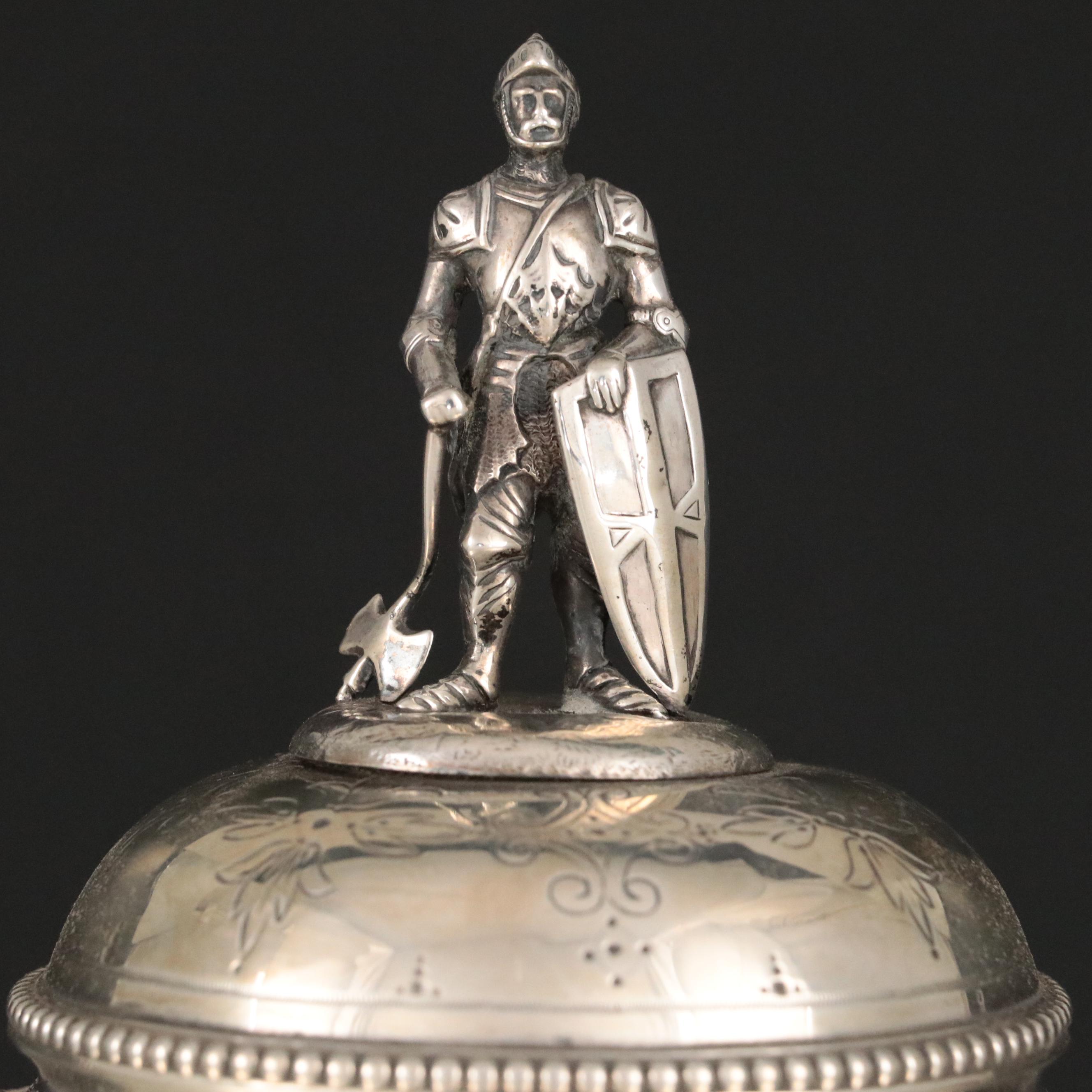 Richards & Brown Sterling Silver Royal Berks Yeomanry Challenge Cup, 1872