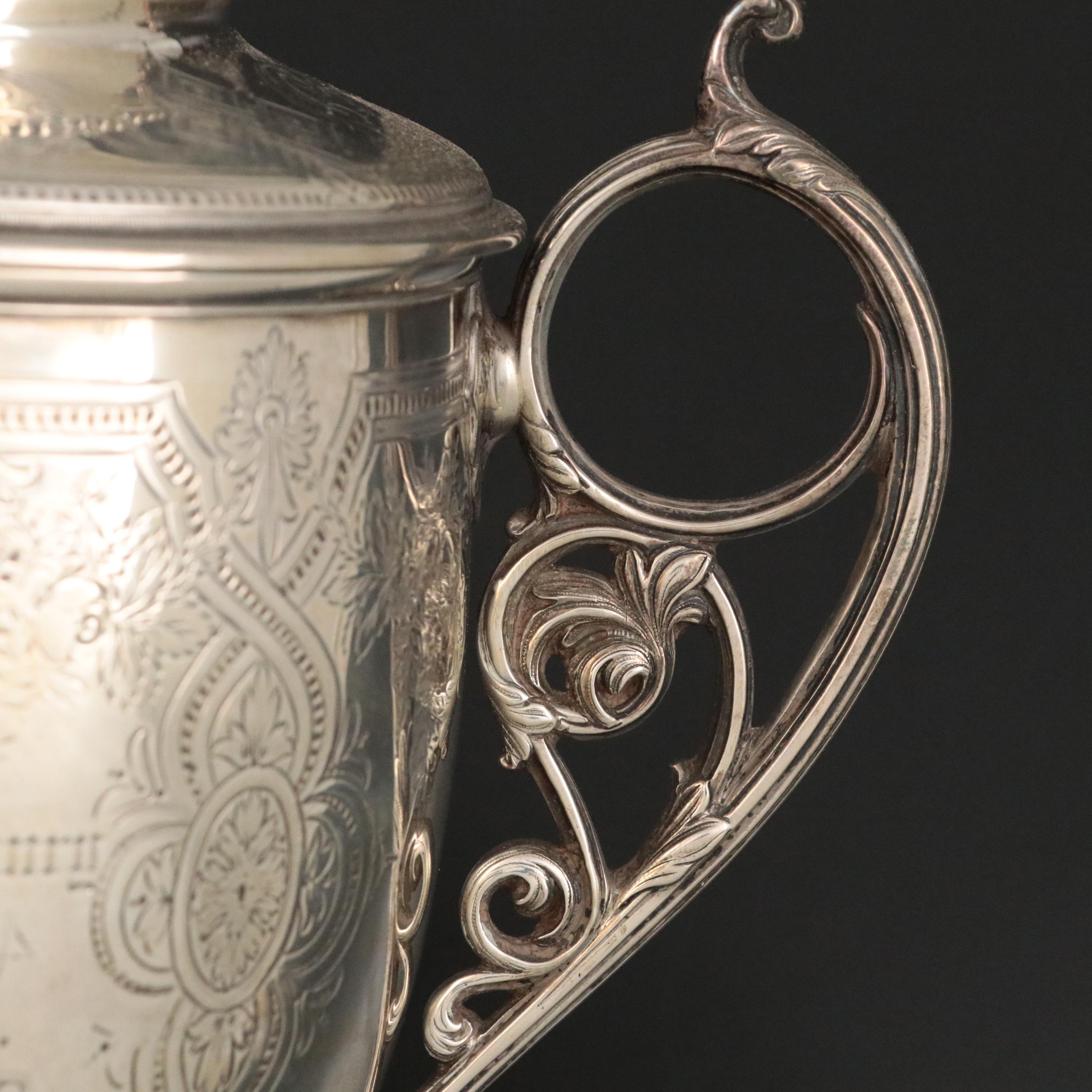 Richards & Brown Sterling Silver Royal Berks Yeomanry Challenge Cup, 1872