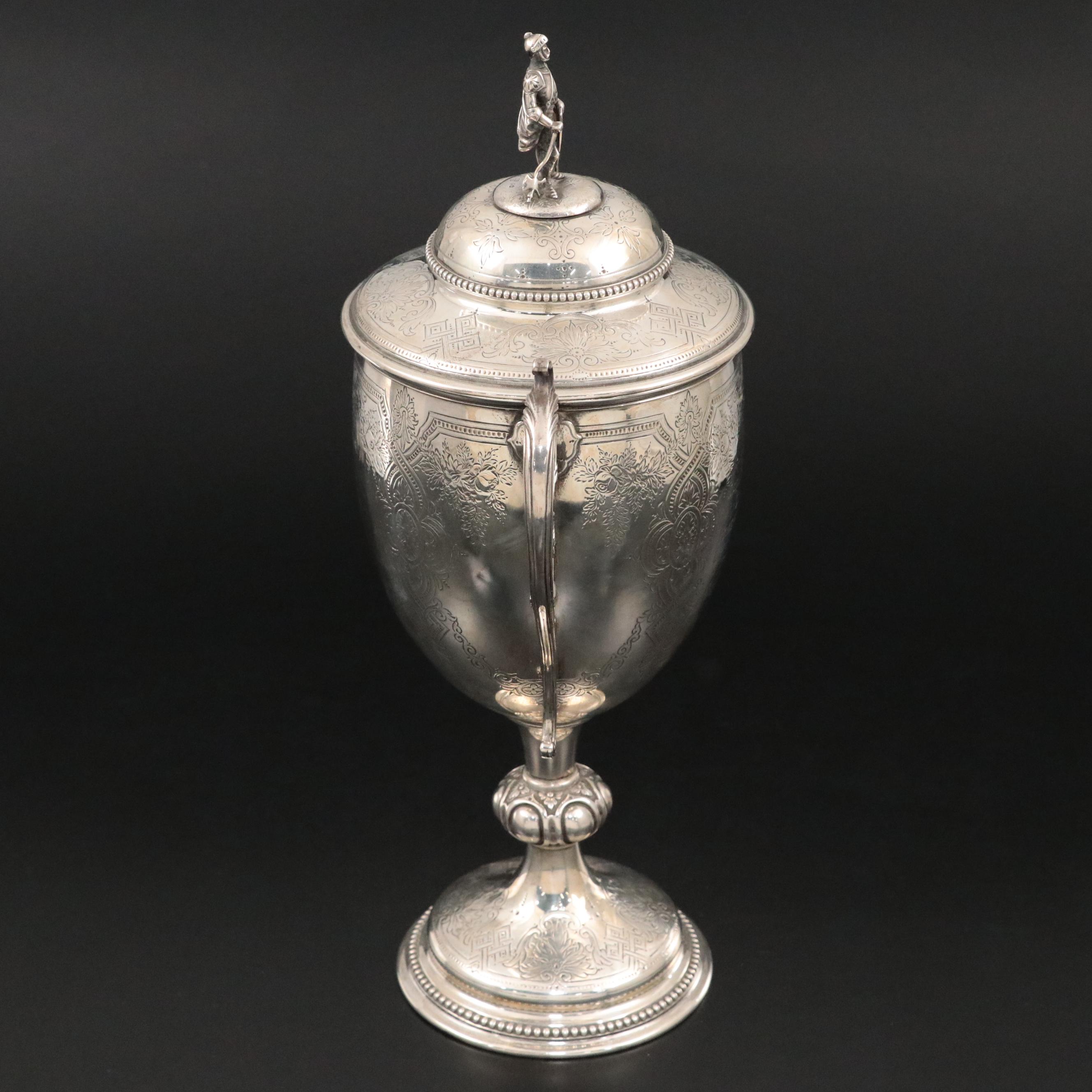 Richards & Brown Sterling Silver Royal Berks Yeomanry Challenge Cup, 1872