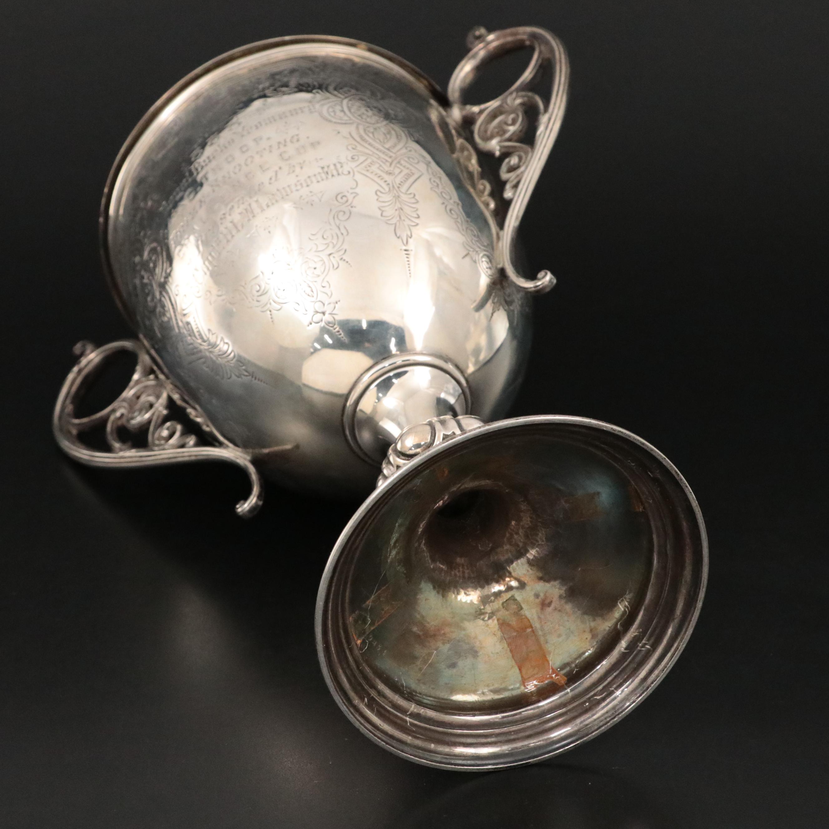 Richards & Brown Sterling Silver Royal Berks Yeomanry Challenge Cup, 1872