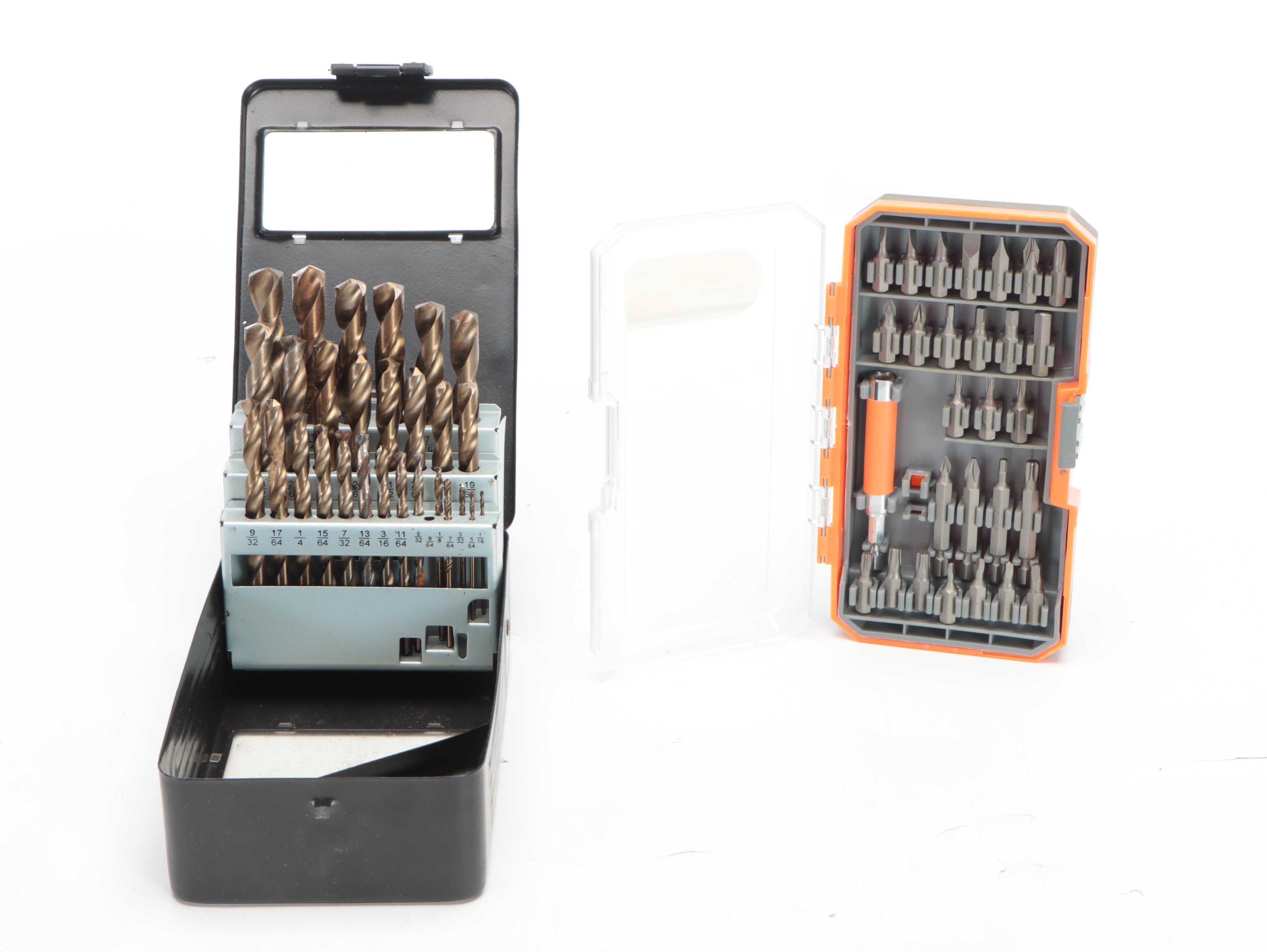 Stanley Rivets with Irwin and Kobalt Drill Bits and More