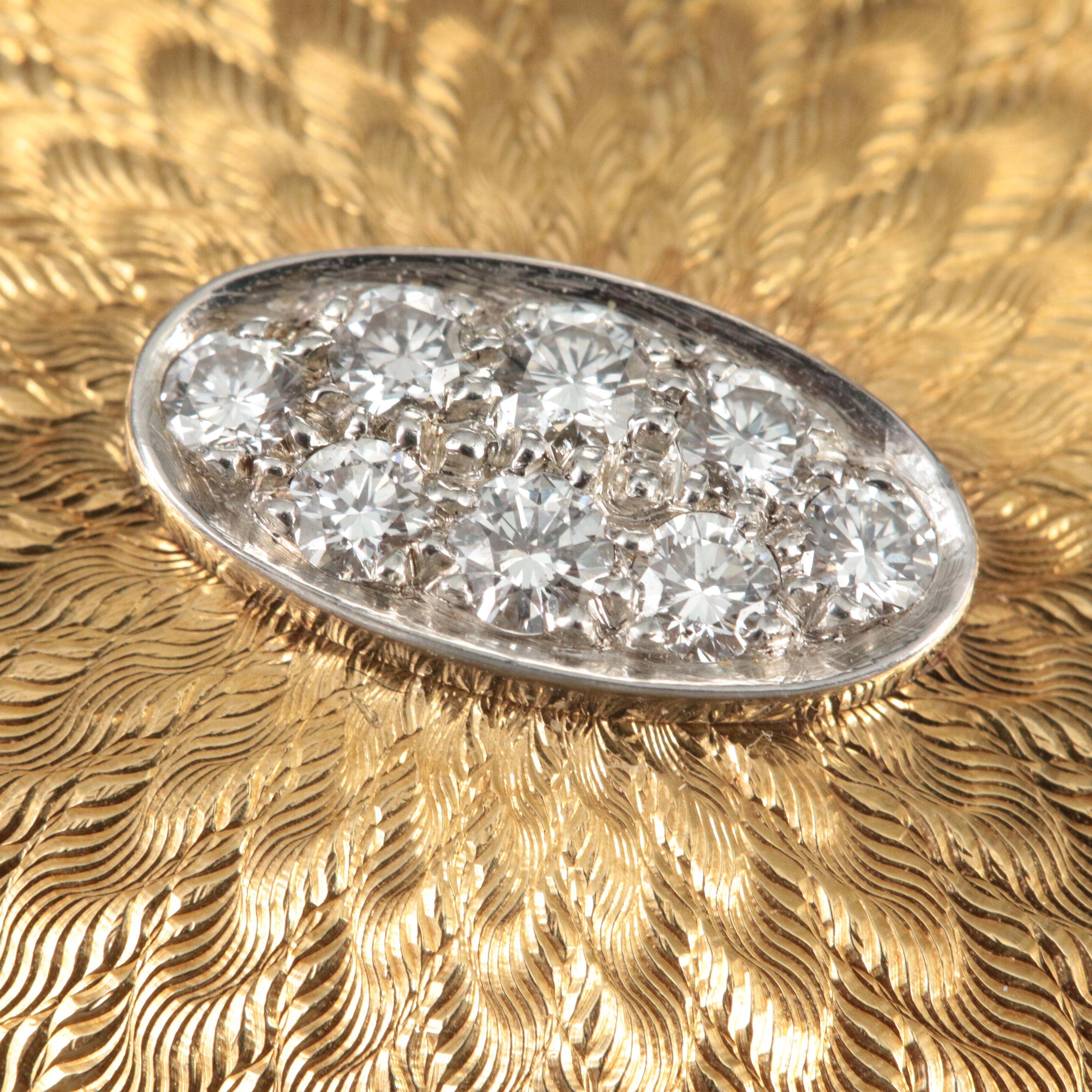 Cartier/Chess 18K, Platinum and Diamond Hand Engraved Perfumer Pendant