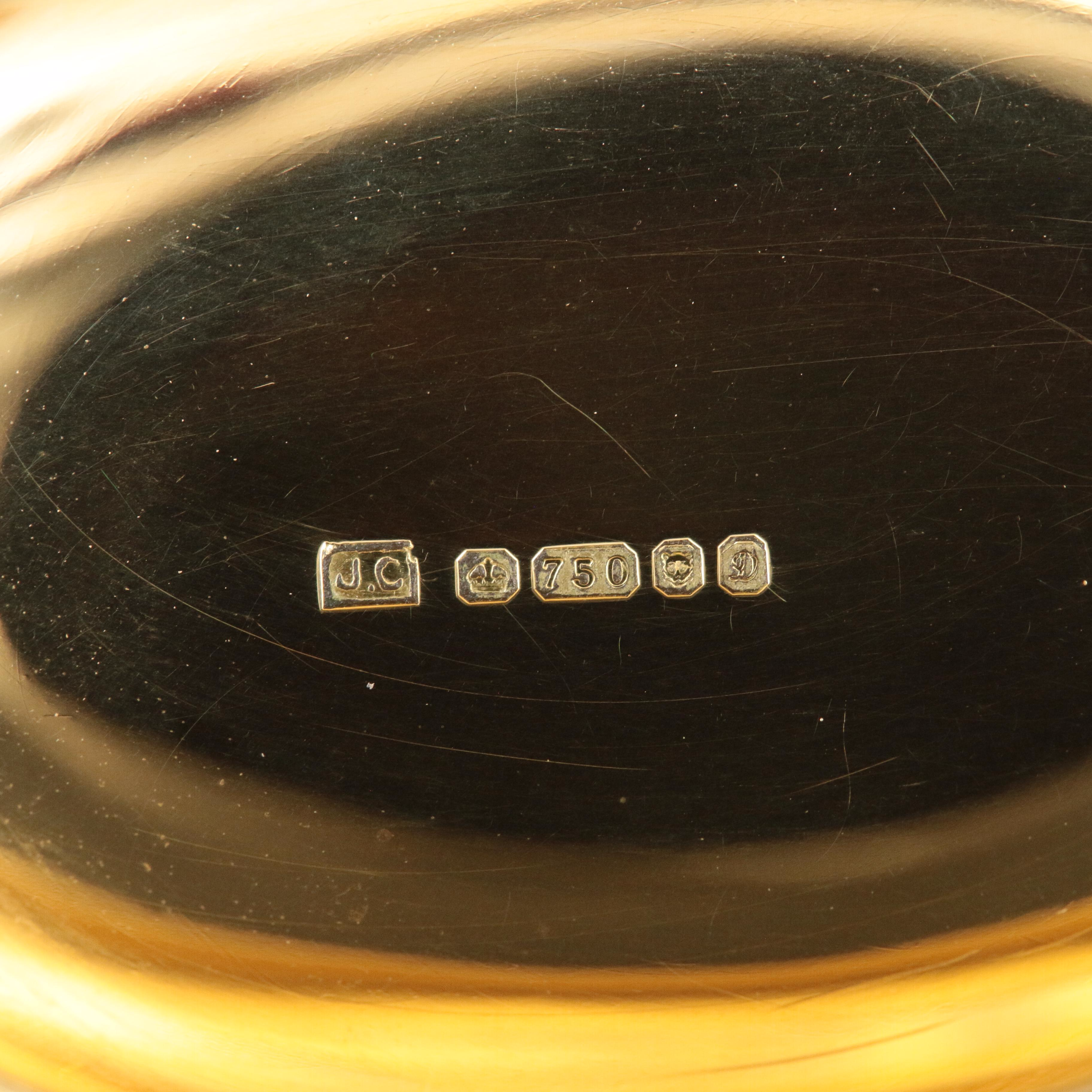 Cartier/Chess 18K, Platinum and Diamond Hand Engraved Perfumer Pendant