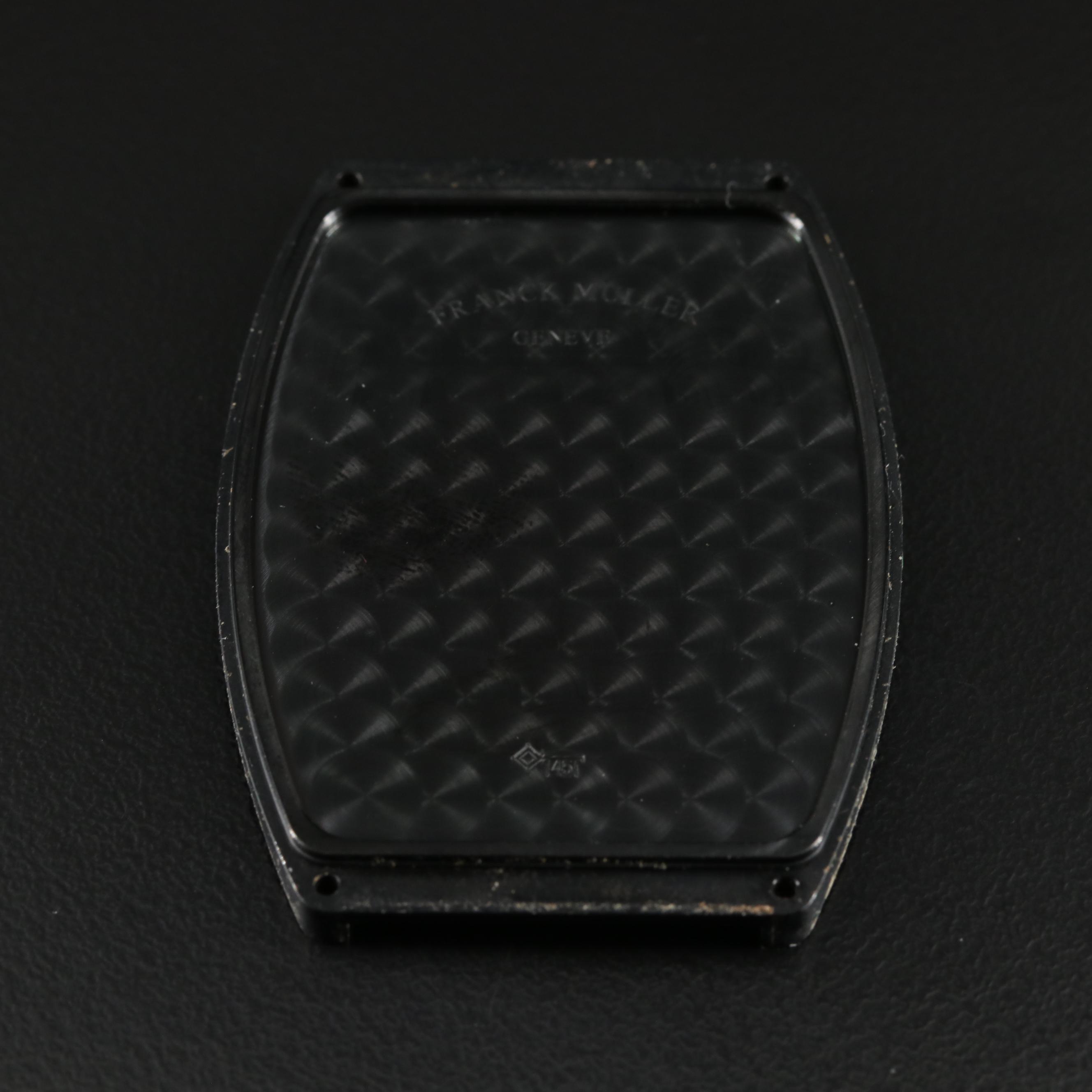 Franck Muller Tonneau Curvex Black Croco Automatic Watch