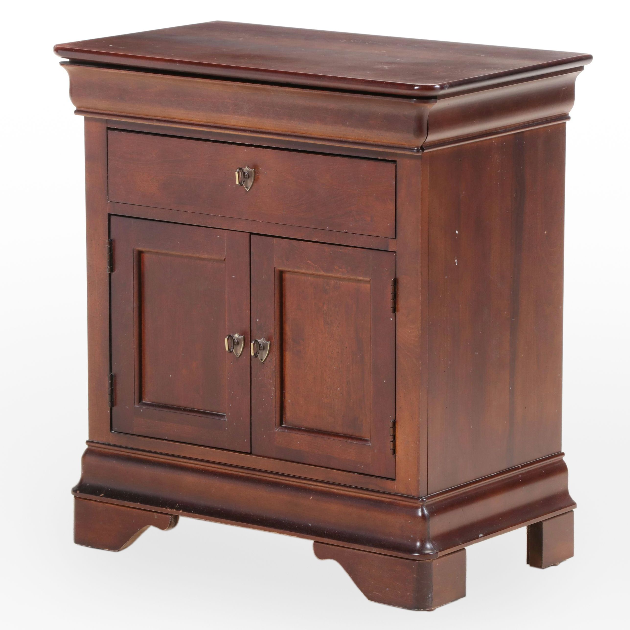 Sumter Cabinet Co. Louis Philippe Style Cherrywood-Stained Nightstand
