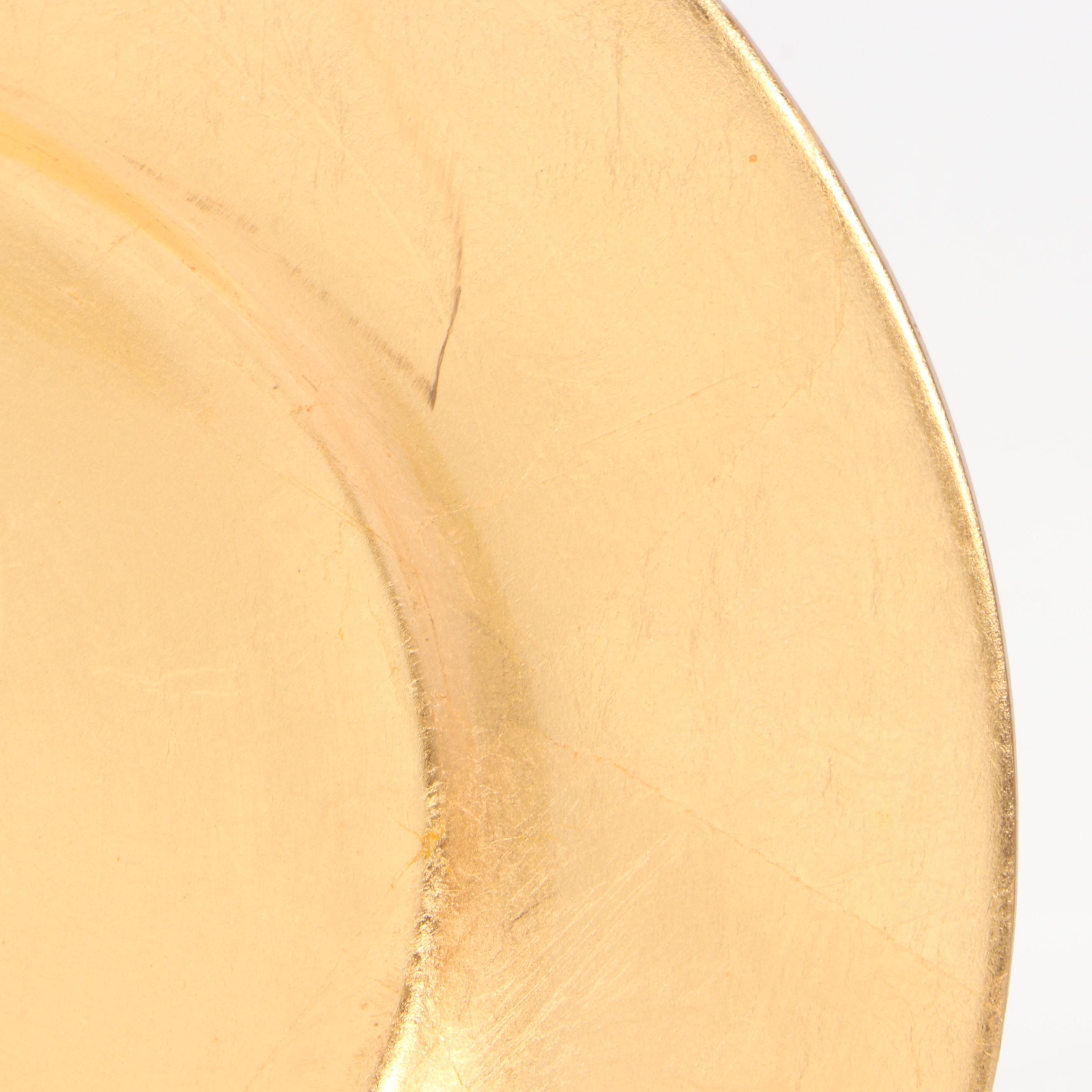 Pier 1 Imports Gilted Ceramic Chargers