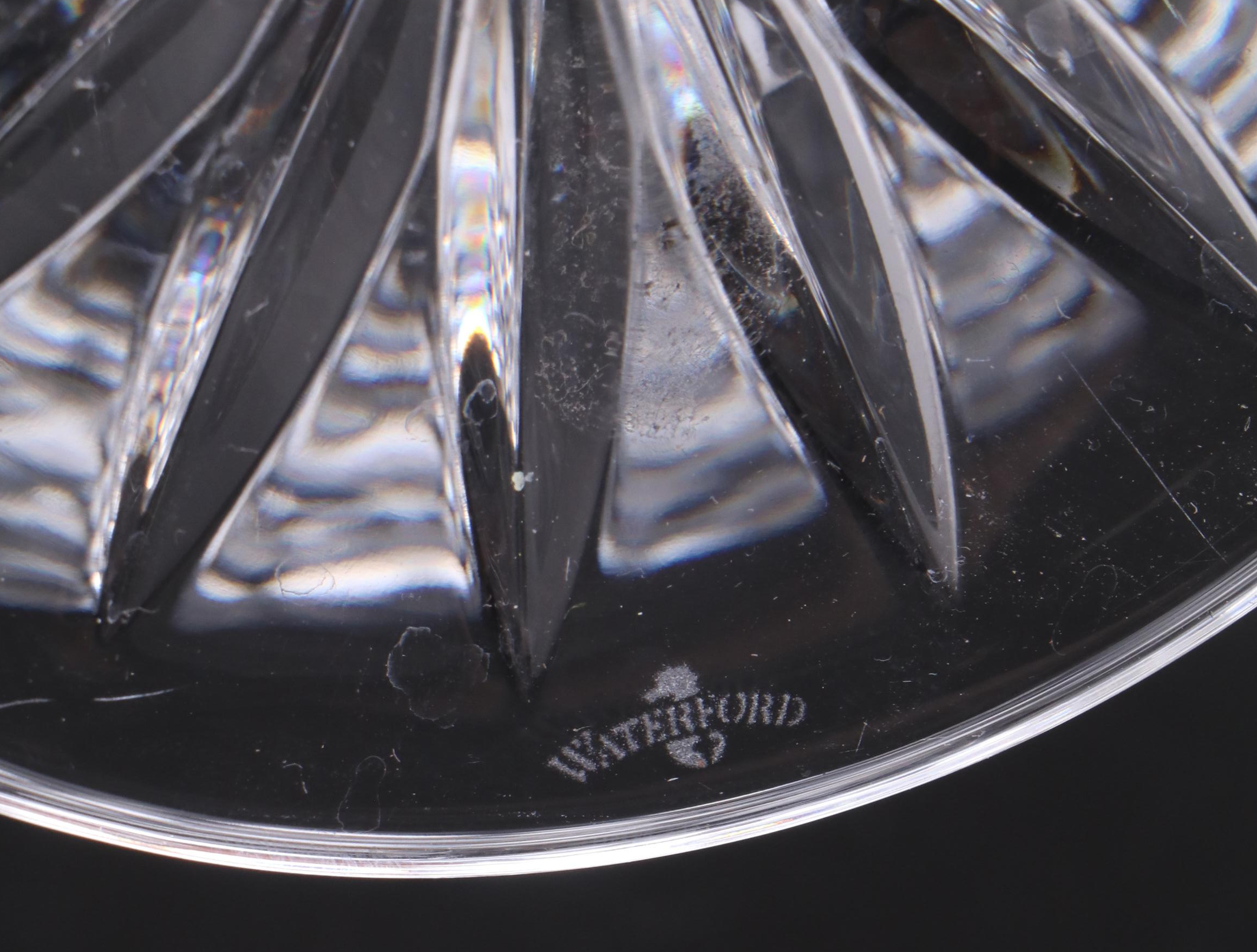 Waterford Crystal "Emily" Footed Compote with "Lismore" and Other Tableware