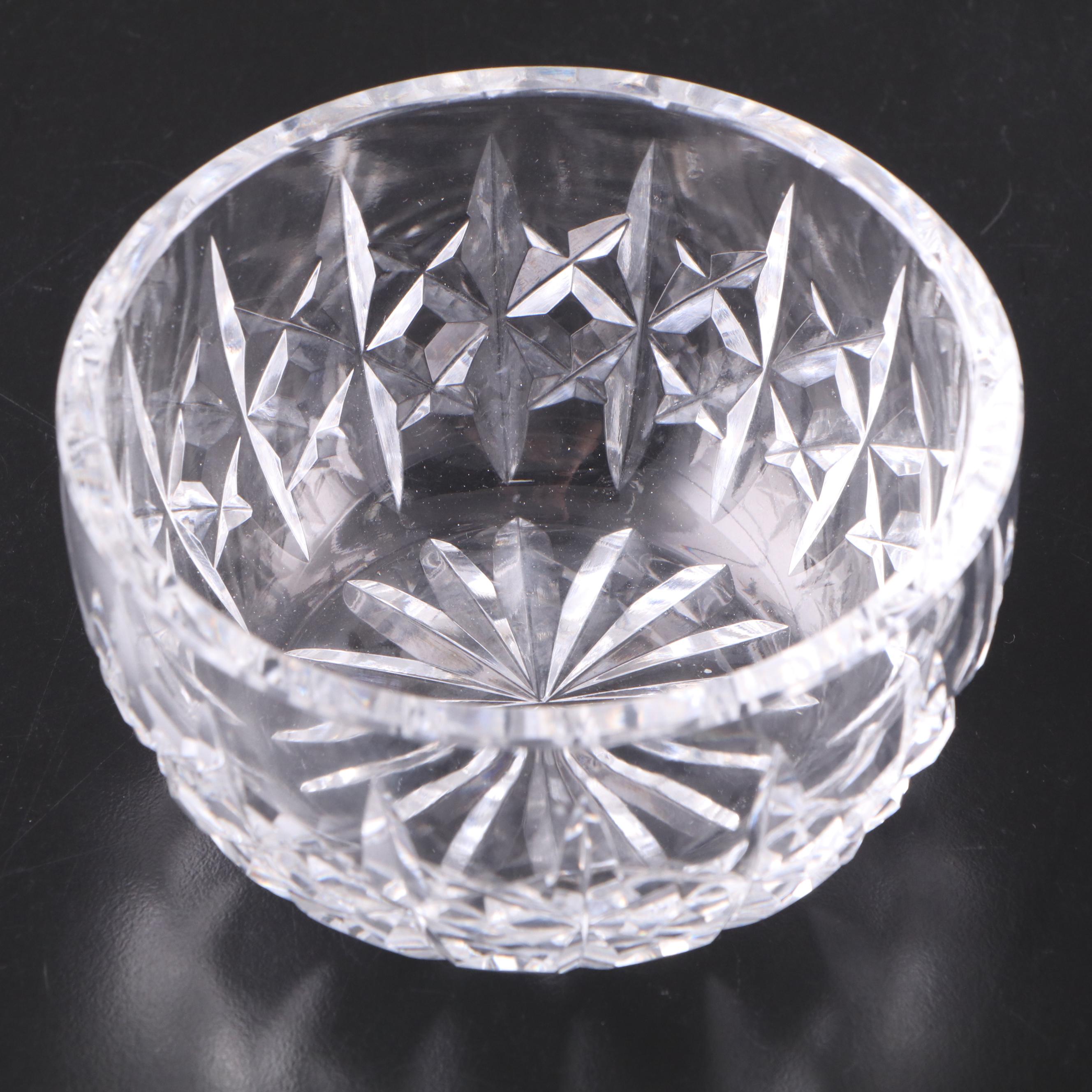 Waterford Crystal "Emily" Footed Compote with "Lismore" and Other Tableware