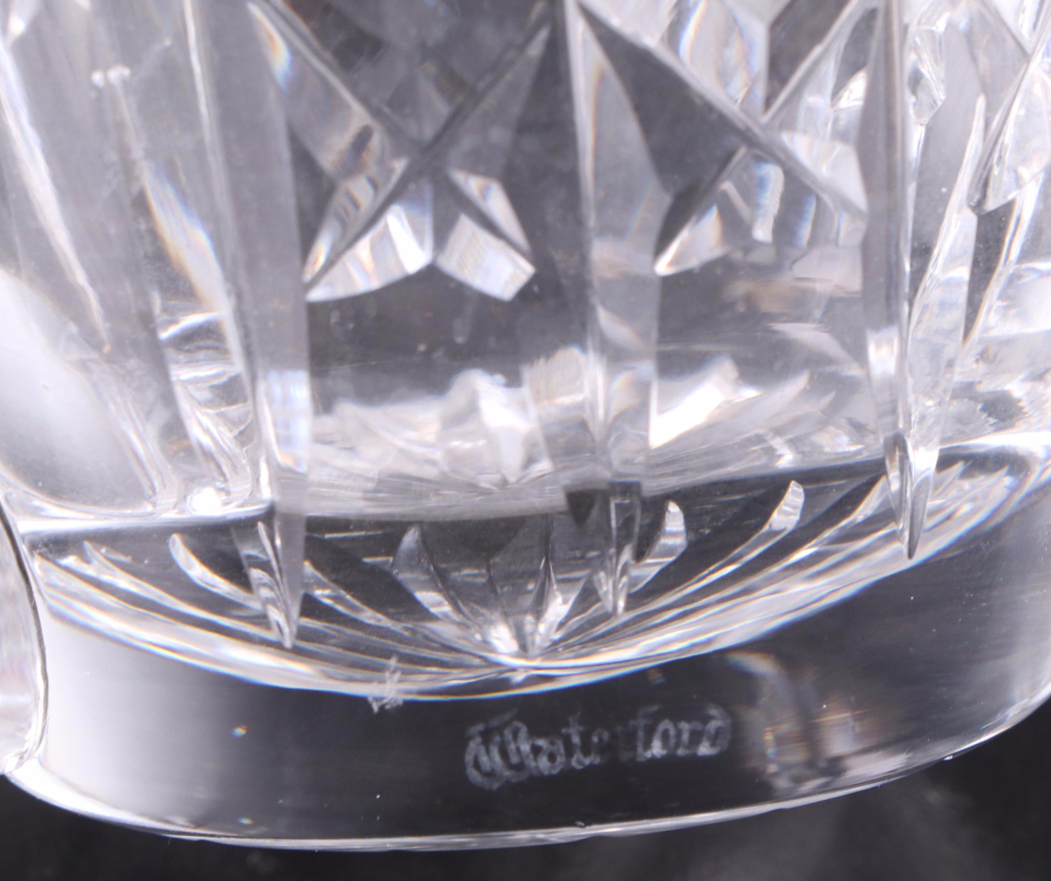 Waterford Crystal "Emily" Footed Compote with "Lismore" and Other Tableware
