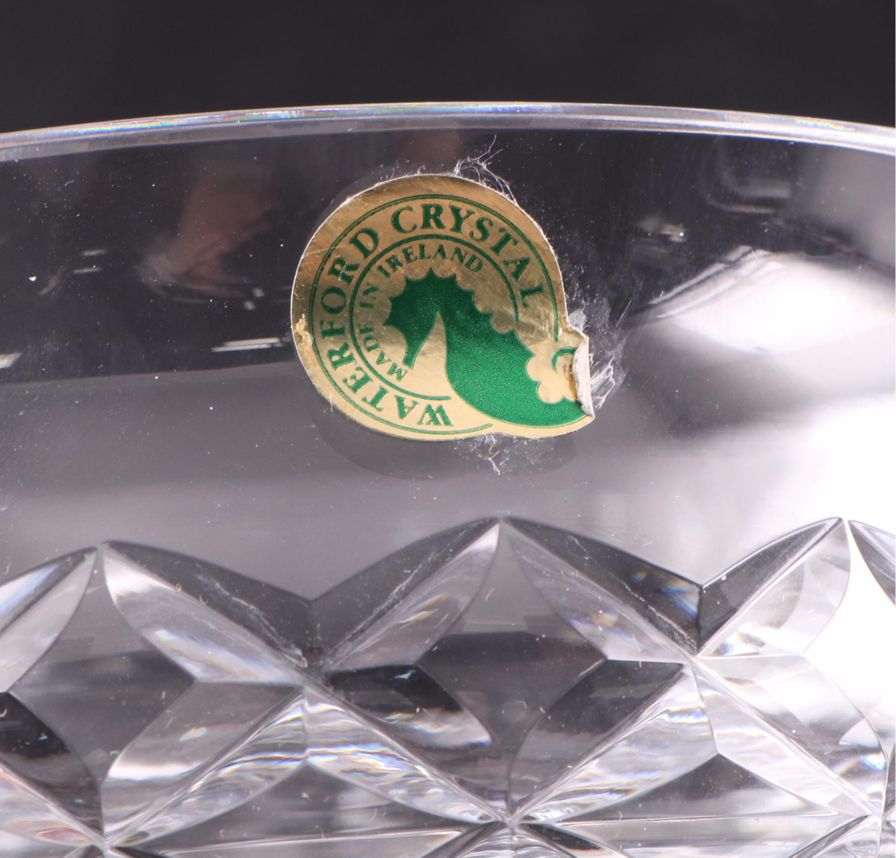 Waterford Crystal "Emily" Footed Compote with "Lismore" and Other Tableware