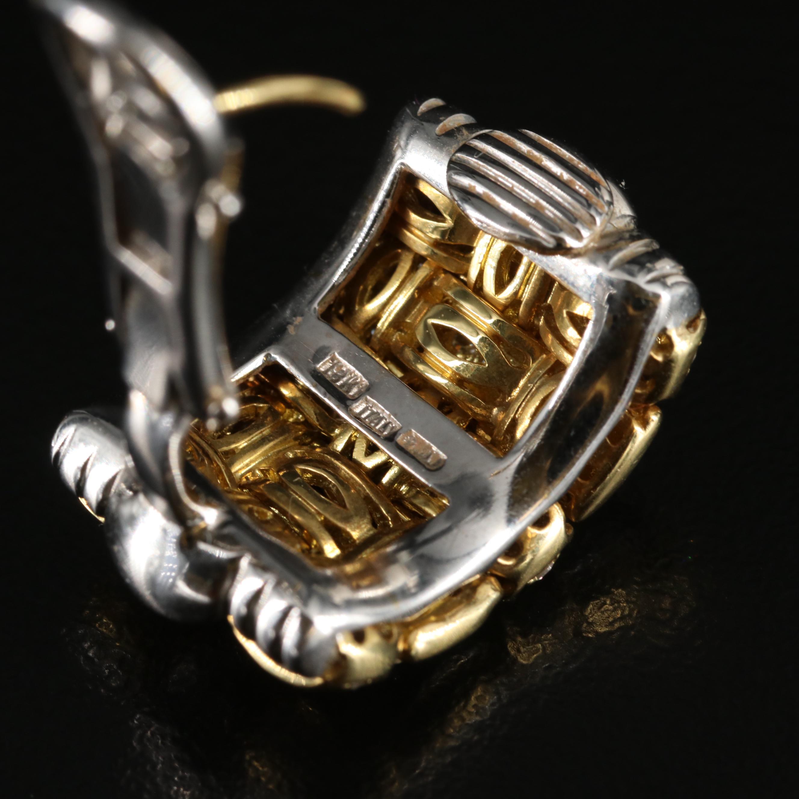 Roberto Coin "Appassionata" 18K 1.77 CTW Diamond Earrings