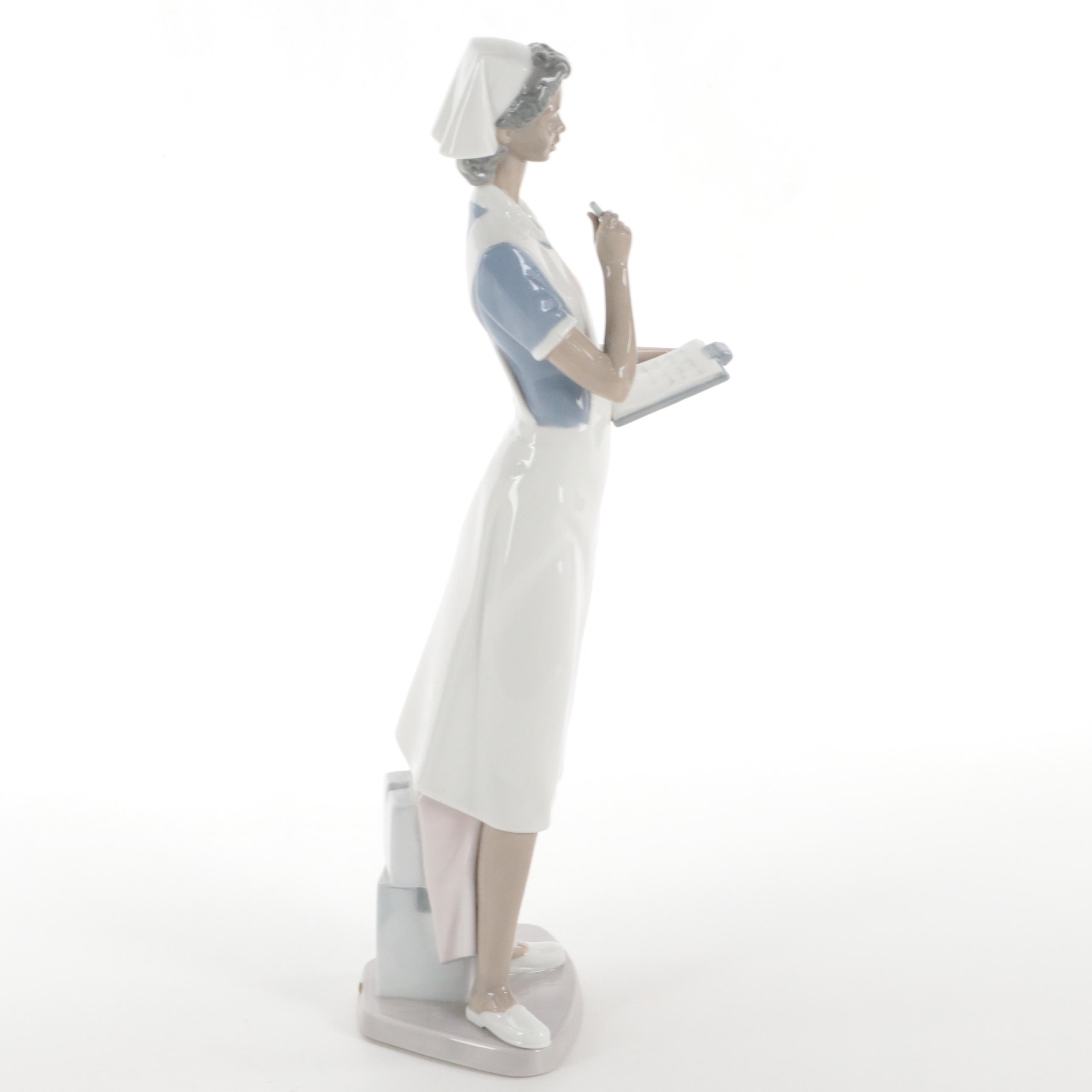 Lladró "Making Rounds" Porcelain Figurine Designed by Marco Antonio Noguerón