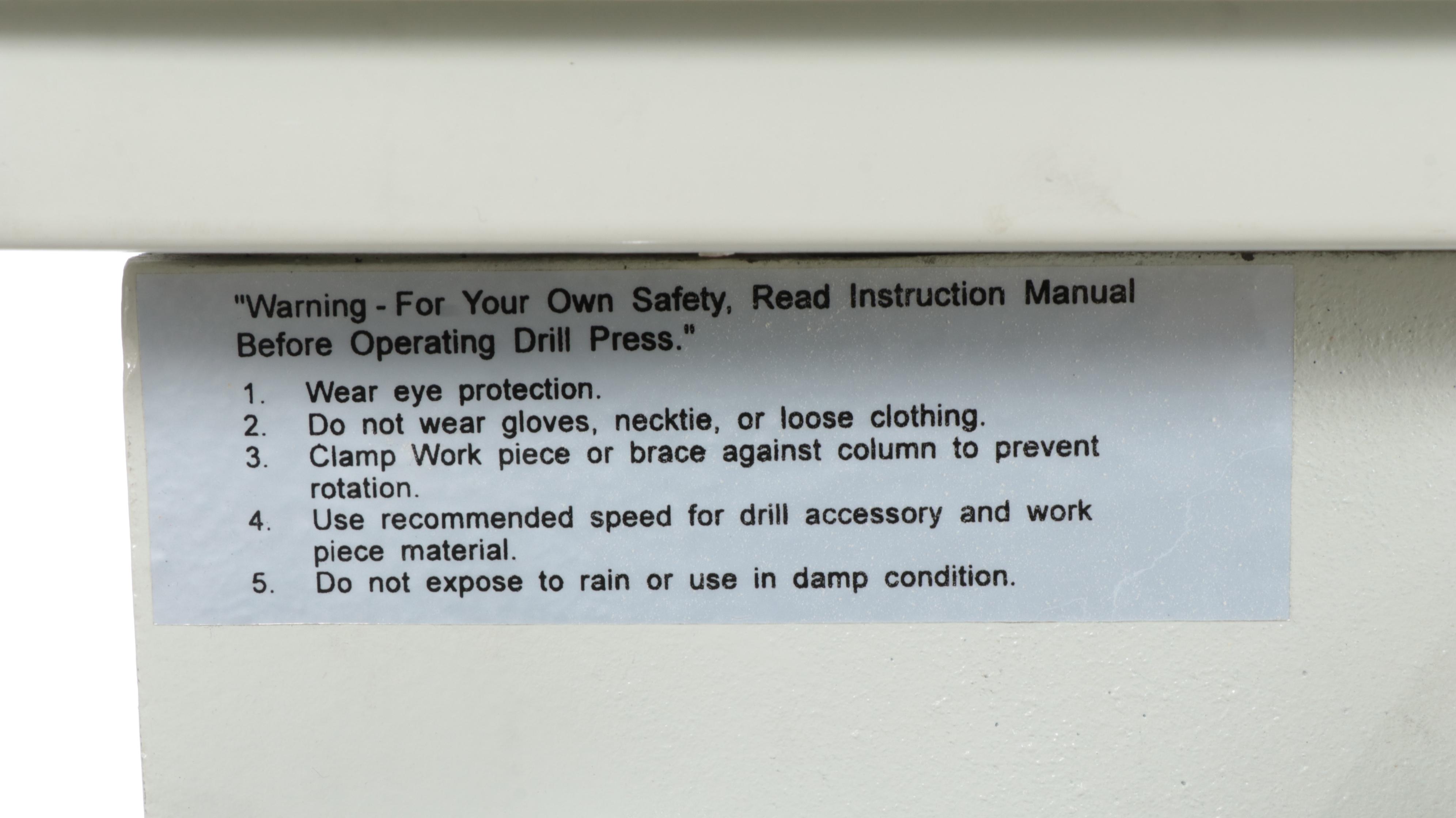 Tool Shop Standing Drill Press