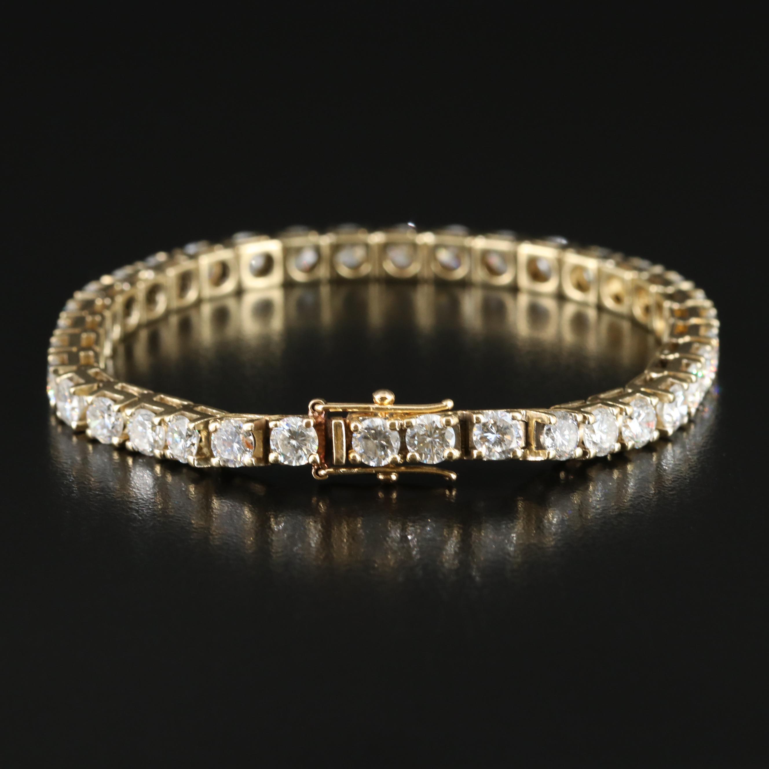 14K 11.05 CTW Diamond Line Bracelet