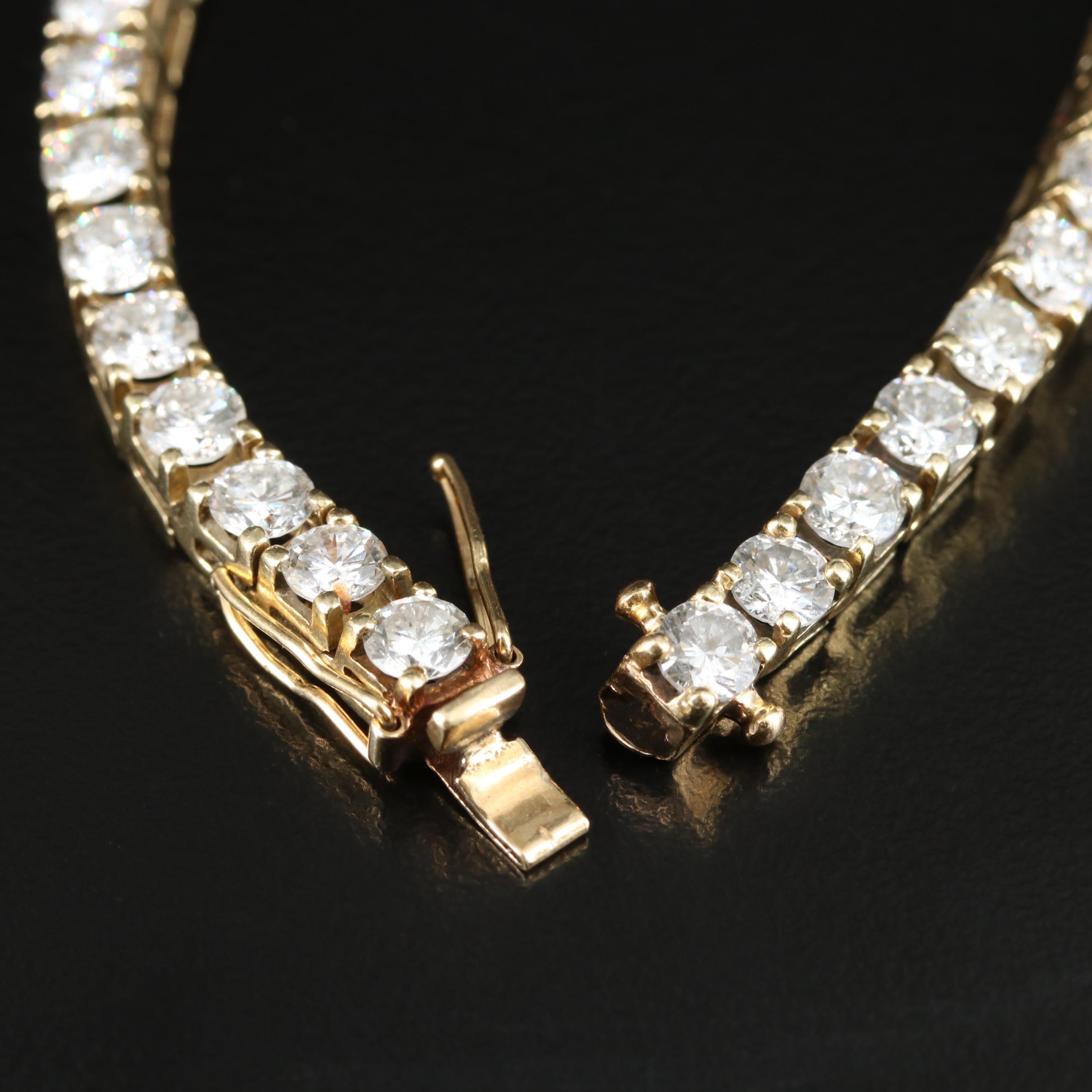14K 11.05 CTW Diamond Line Bracelet