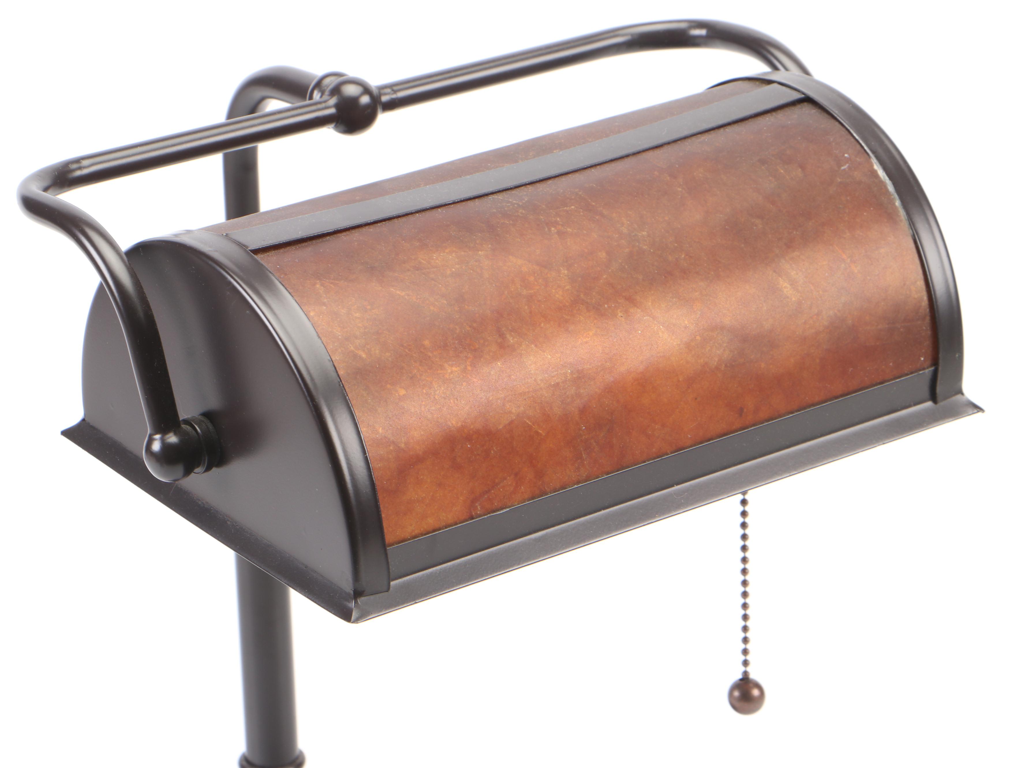 Oil Rubbed Bronze Finish Banker's Style Desk Lamp