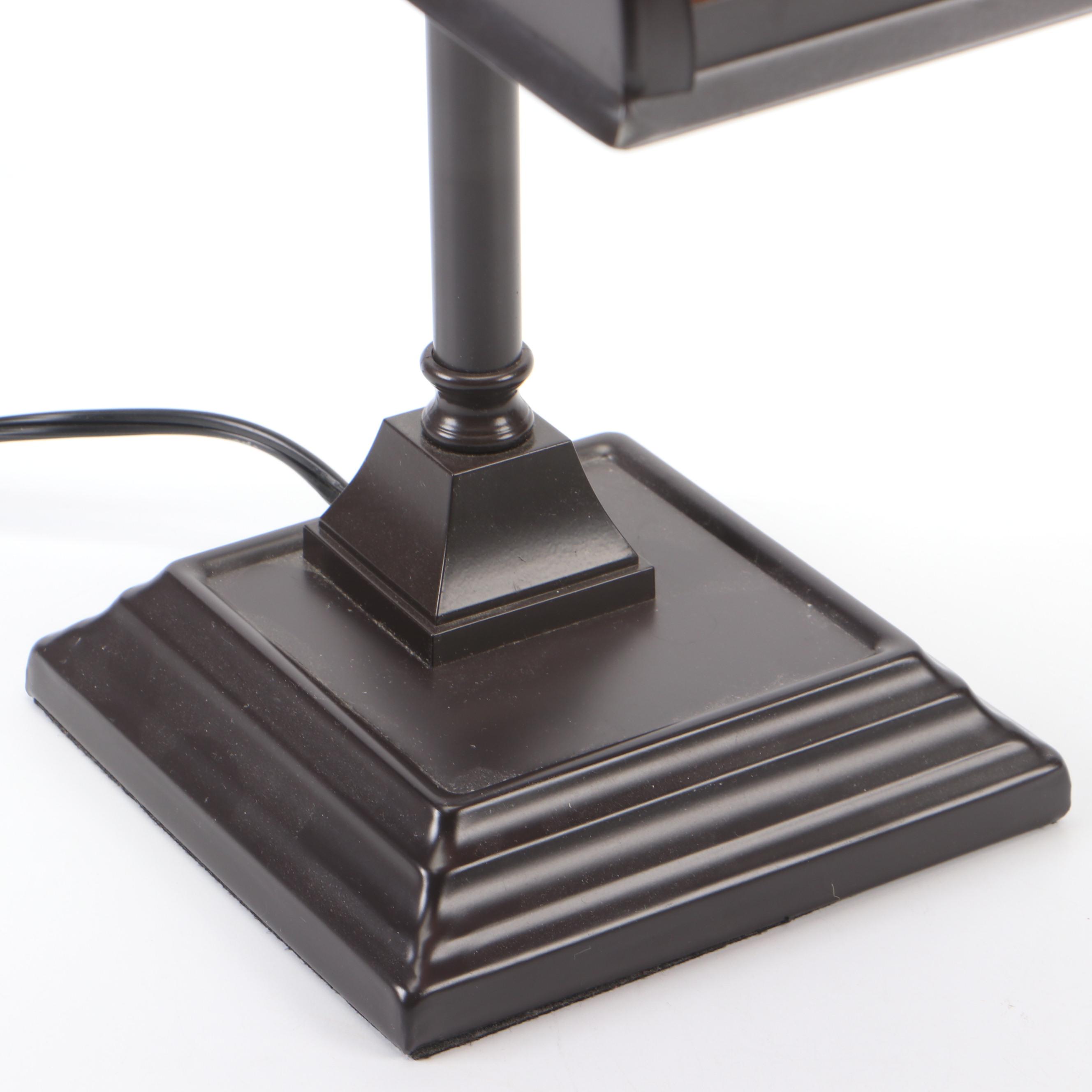 Oil Rubbed Bronze Finish Banker's Style Desk Lamp