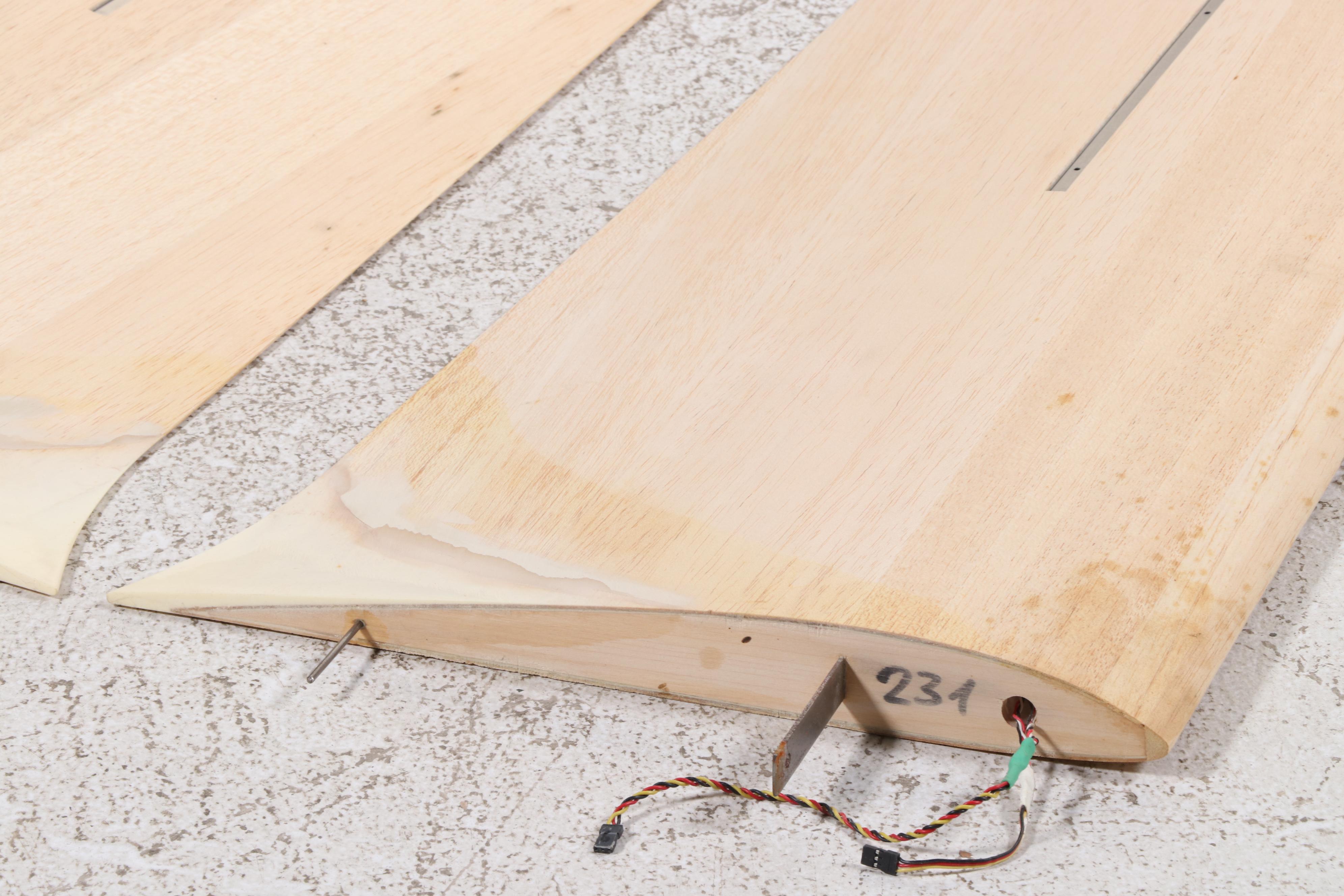 Balsa Wood and Laminated Model Airplane Wings