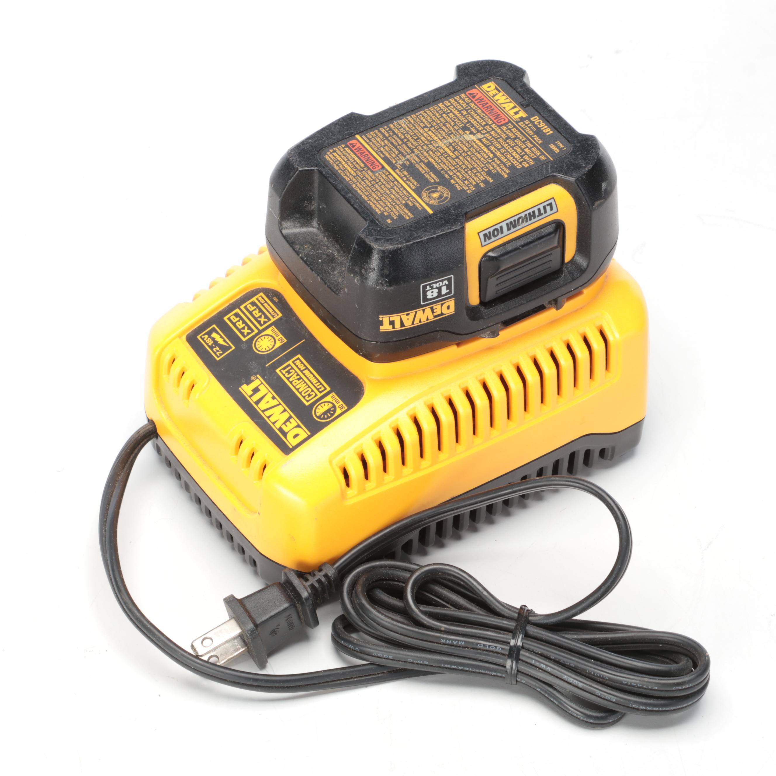 DeWalt Cordless Drills with Cases & Circular Saw, Drill Bits, Charger, More