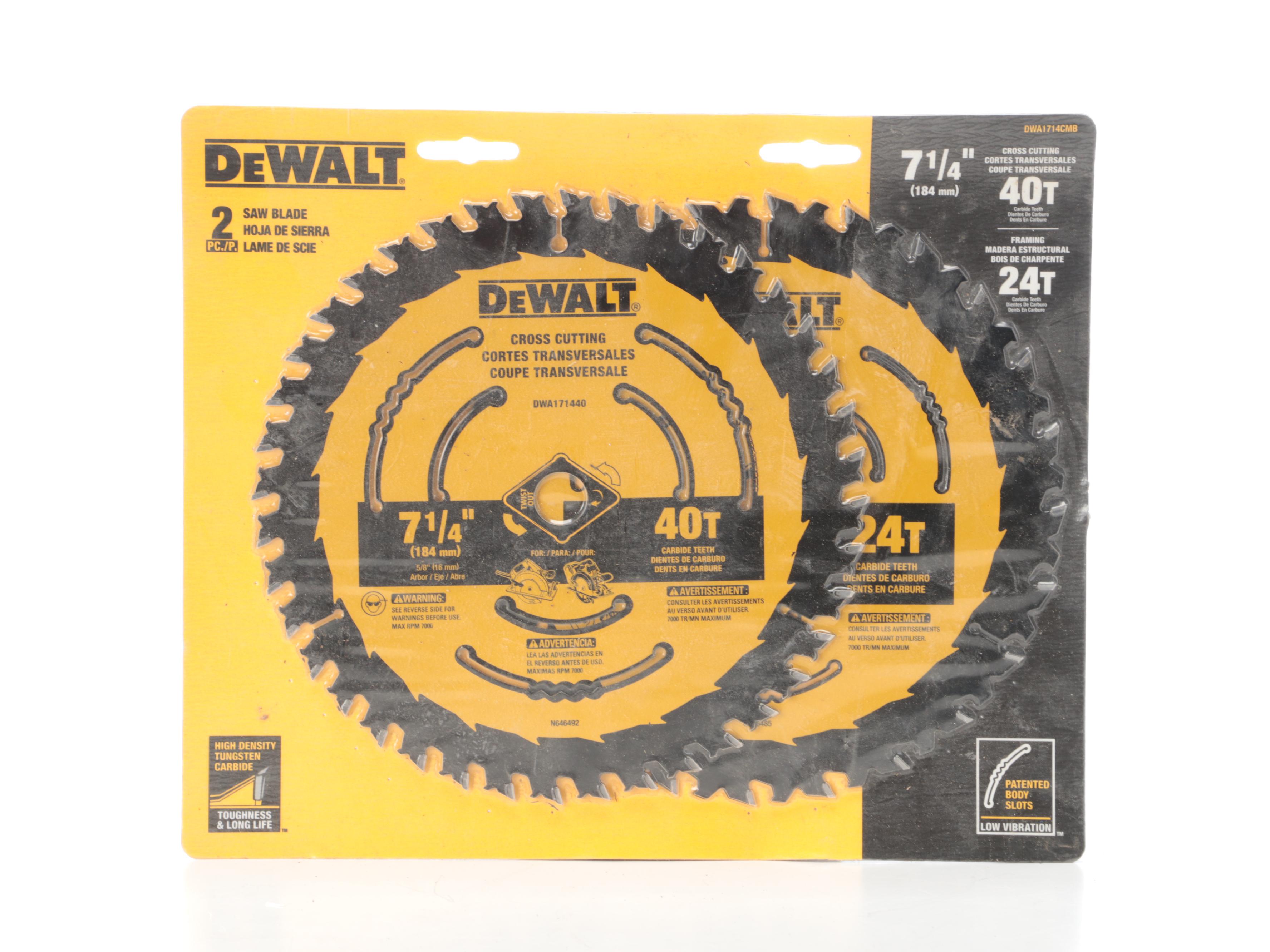 DeWalt Cordless Drills with Cases & Circular Saw, Drill Bits, Charger, More